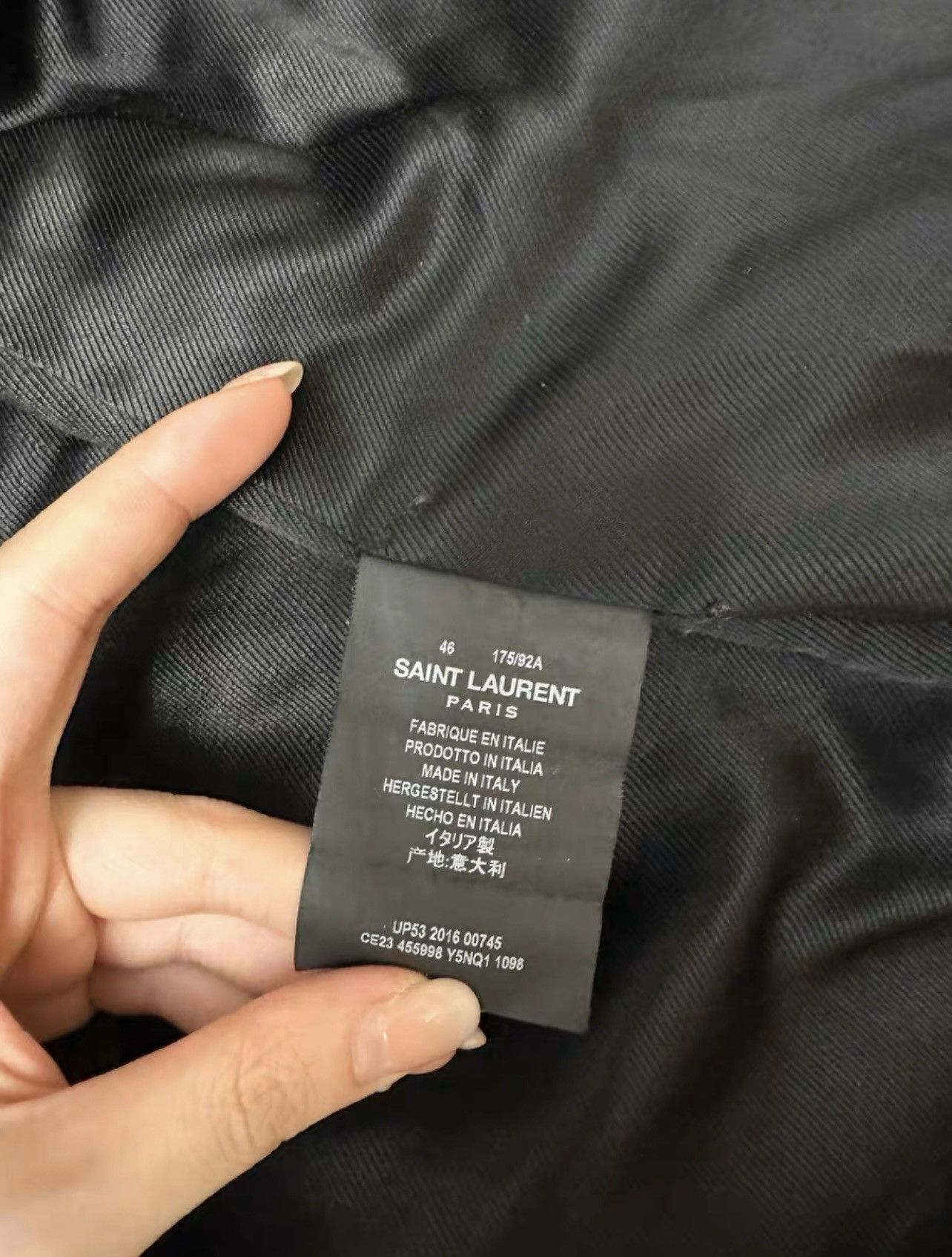 Saint Laurent Paris *Rare* Saint Laurent Paris Bloody Luster L17 Size US S / EU 44-46 / 1 - 10 Thumbnail