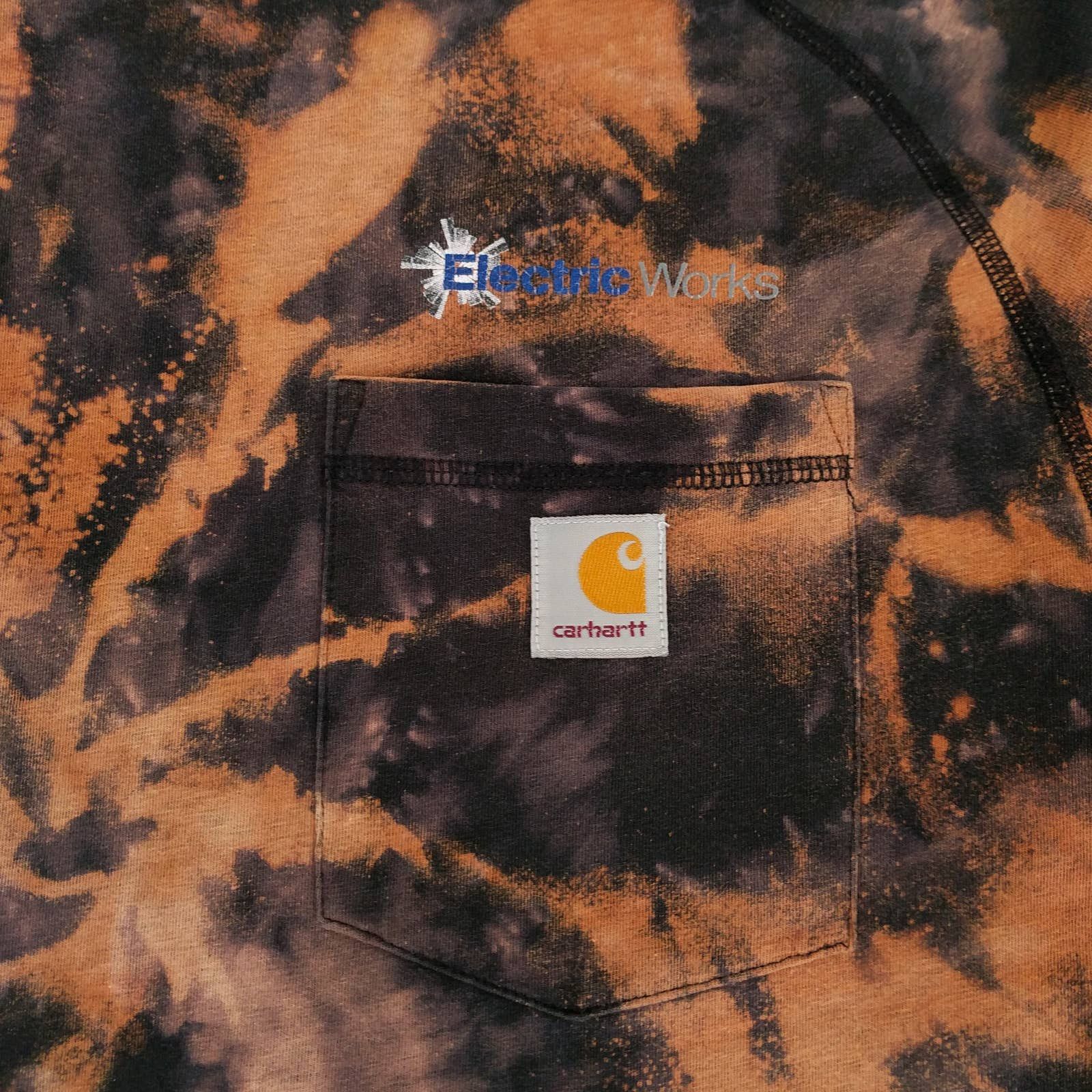 Carhartt Carhartt Force Custom Bleached Tie Dye Pocket T-Shirt L Size US L / EU 52-54 / 3 - 5 Thumbnail