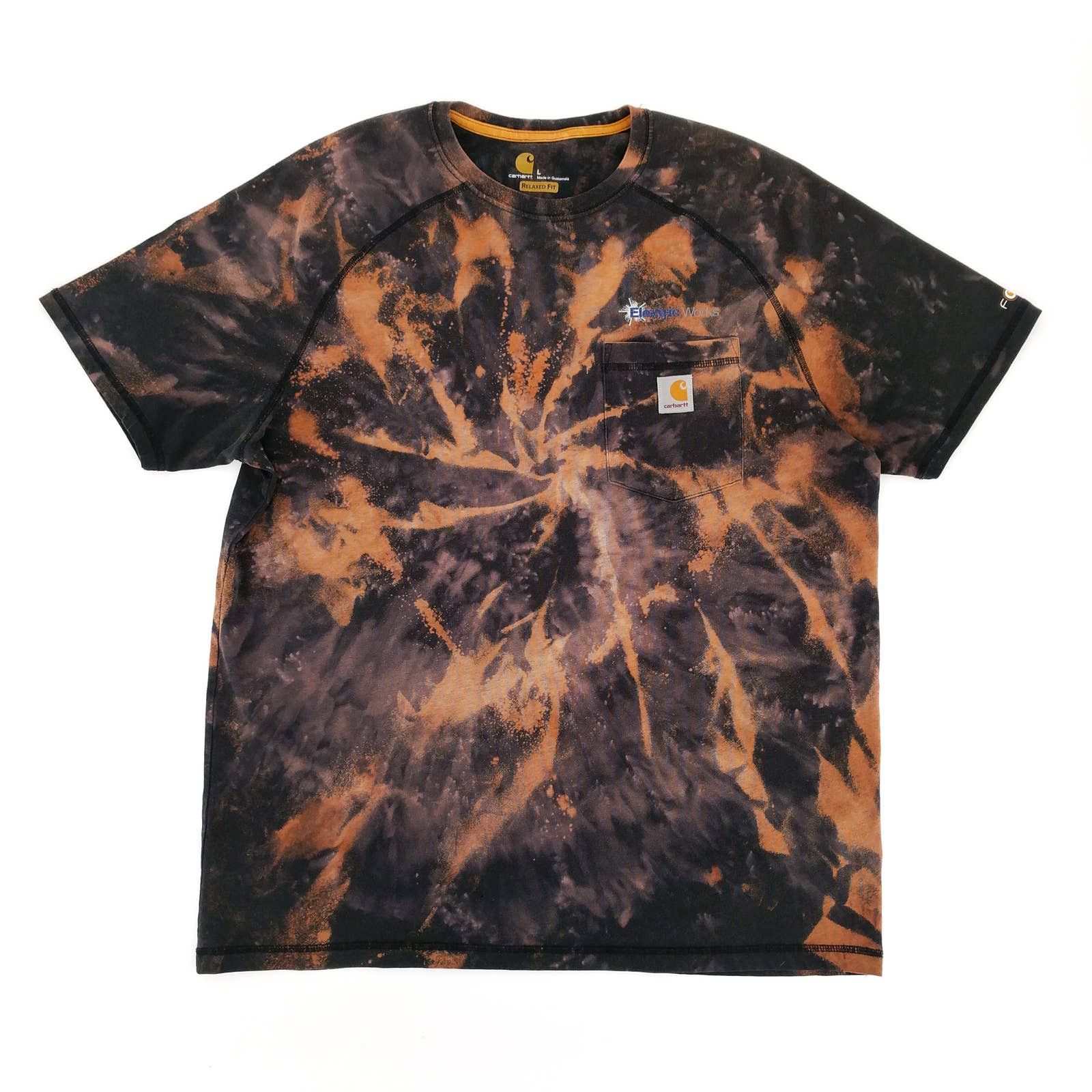 Carhartt Carhartt Force Custom Bleached Tie Dye Pocket T-Shirt L Size US L / EU 52-54 / 3 - 1 Thumbnail