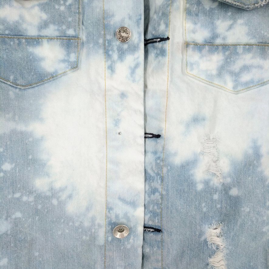 Bdg BDG Custom Hand Bleached Distressed Denim Jean Jacket Size US M / EU 48-50 / 2 - 3 Thumbnail