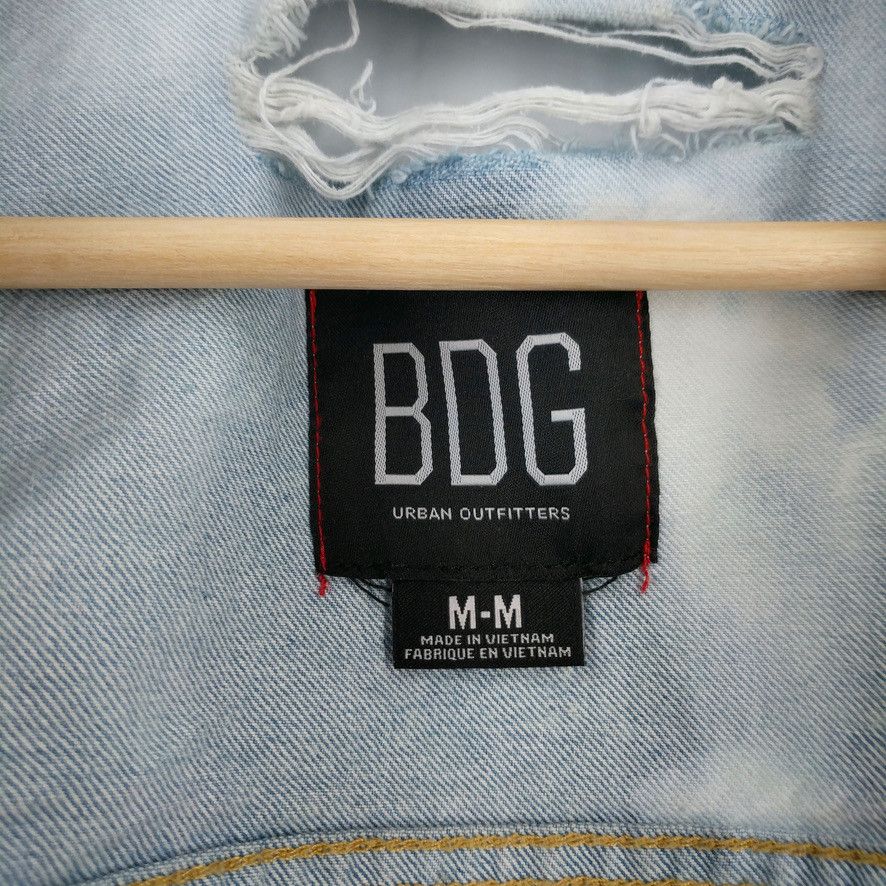 Bdg BDG Custom Hand Bleached Distressed Denim Jean Jacket Size US M / EU 48-50 / 2 - 10 Thumbnail
