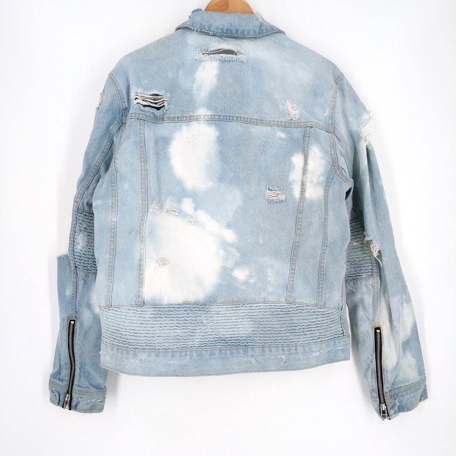 Bdg BDG Custom Hand Bleached Distressed Denim Jean Jacket Size US M / EU 48-50 / 2 - 6 Thumbnail