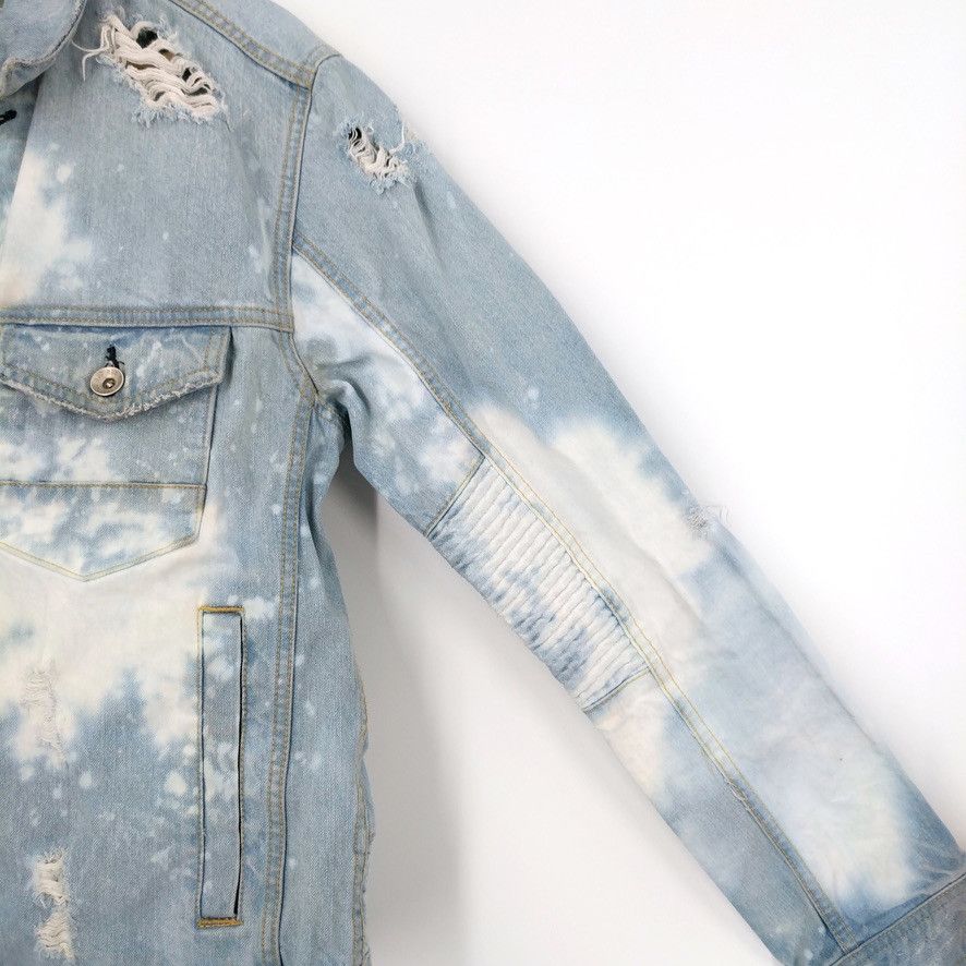 Bdg BDG Custom Hand Bleached Distressed Denim Jean Jacket Size US M / EU 48-50 / 2 - 5 Thumbnail