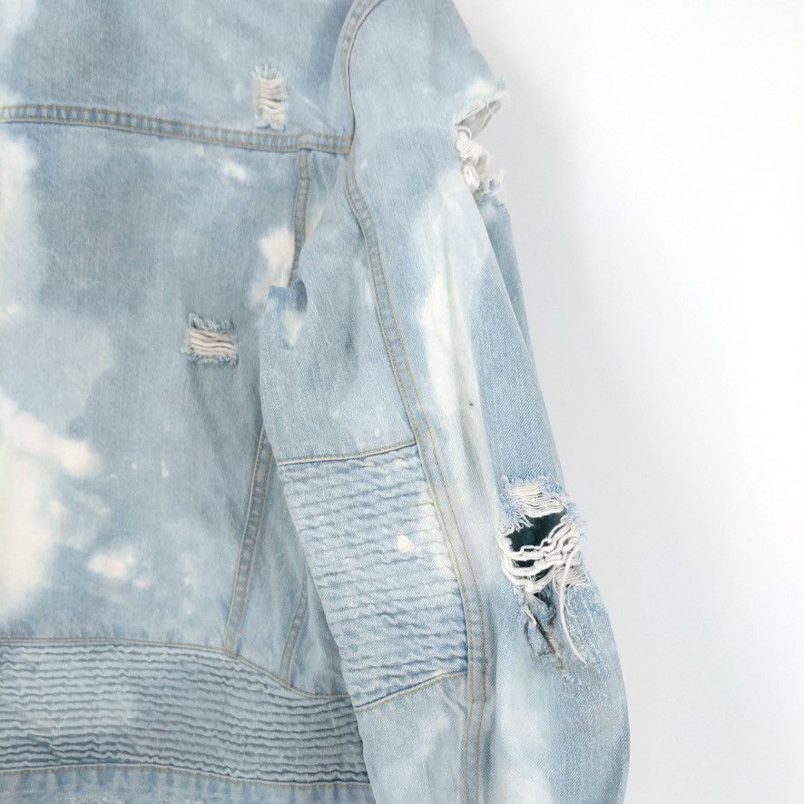 Bdg BDG Custom Hand Bleached Distressed Denim Jean Jacket Size US M / EU 48-50 / 2 - 8 Thumbnail