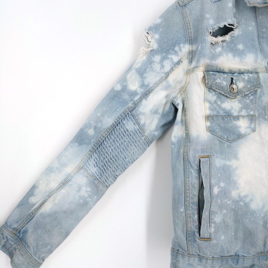 Bdg BDG Custom Hand Bleached Distressed Denim Jean Jacket Size US M / EU 48-50 / 2 - 4 Thumbnail