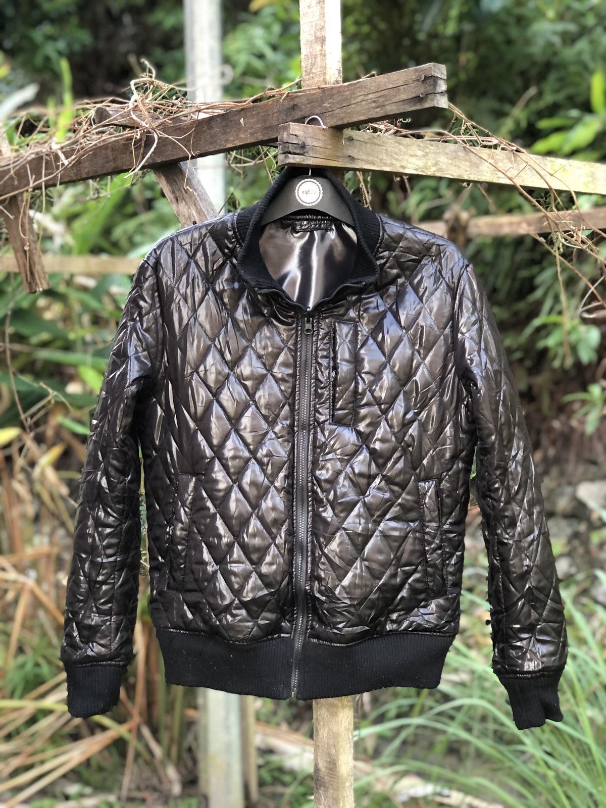 Japanese Brand Vintage 90's Bomber Style Jacket Nylon/Quilted Reversible Size US S / EU 44-46 / 1 - 7 Thumbnail