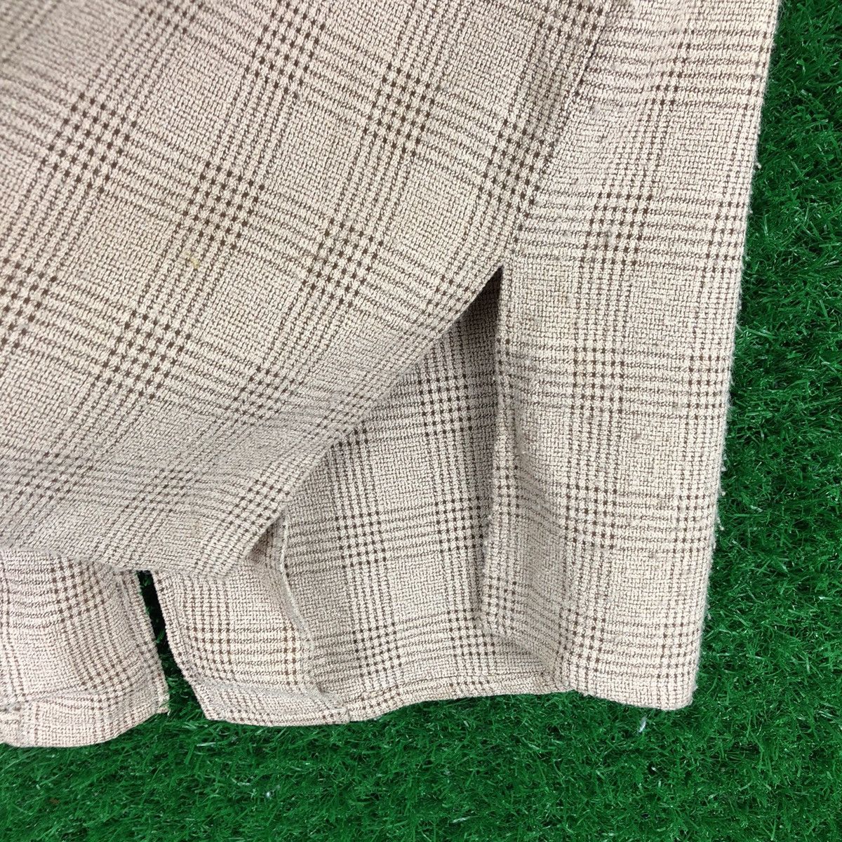 Japanese Brand Vintage 80's Wool Zipper Jacket Tartan Check by Vinidiany Size M / US 6-8 / IT 42-44 - 9 Thumbnail