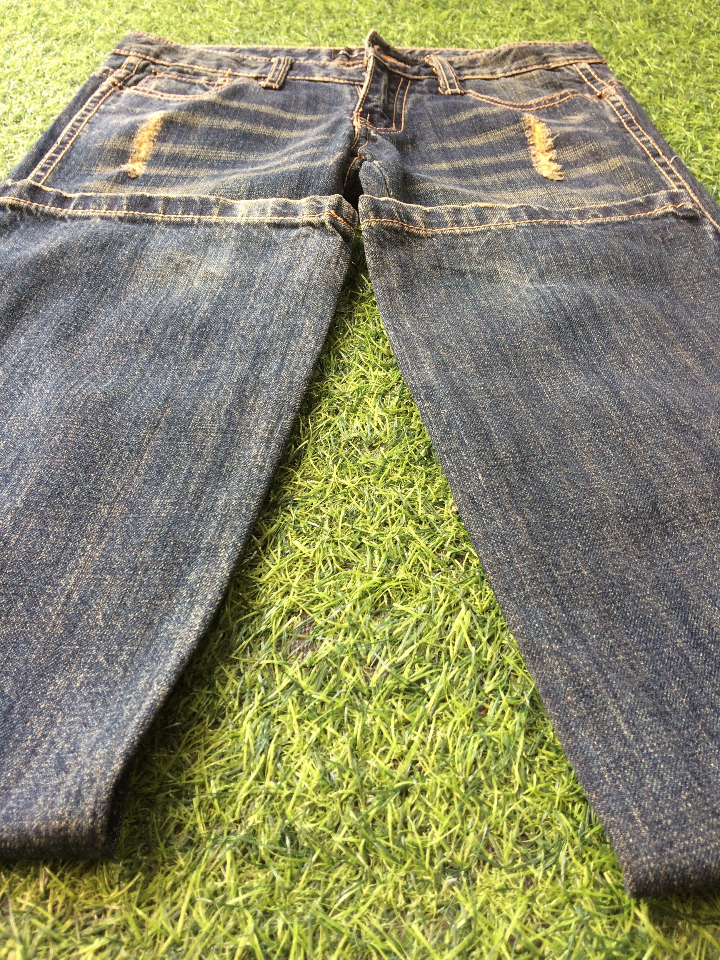 If Six Was Nine × Japanese Brand Y2K Low Waist Flared Wide Leg Jeans #D-506 Size US 26 / EU 42 - 8 Thumbnail