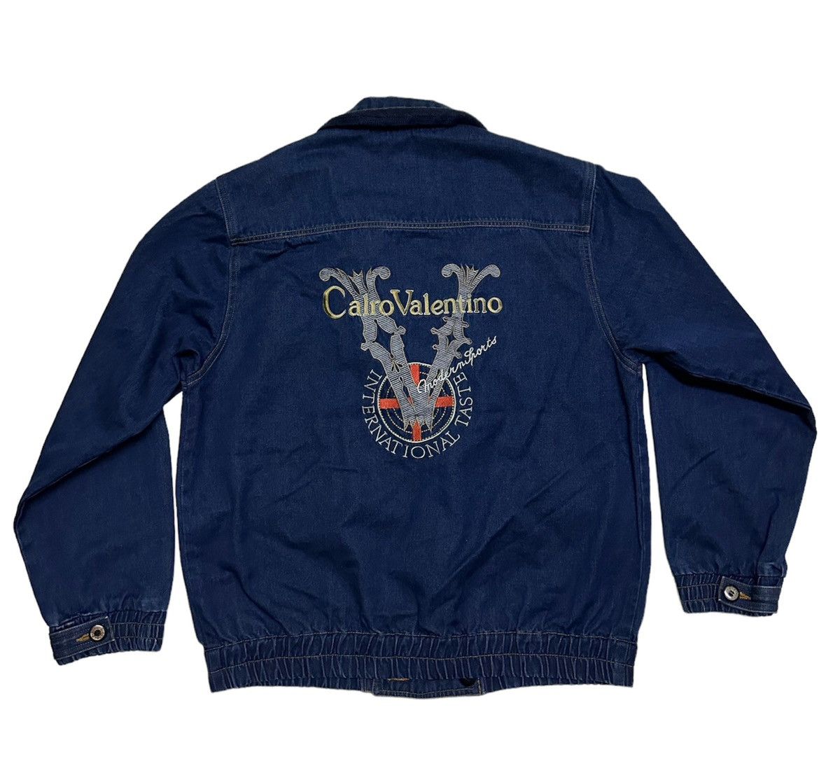 Other Calro Valentino shawl denim jacket Size US L / EU 52-54 / 3 - 2 Thumbnail
