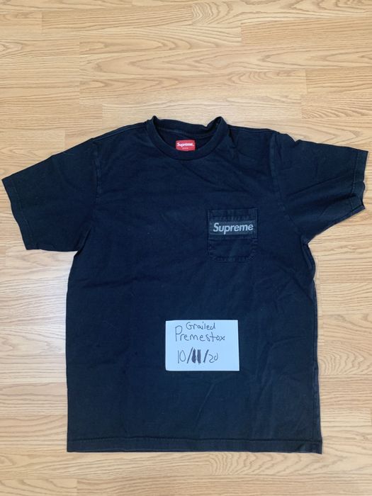 Supreme Mesh Stripe Pocket Tee M-