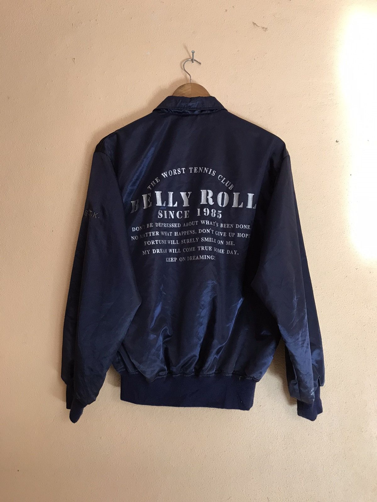 Japanese Brand × Vintage BELLY ROLL TENNIS CLUB SINCE 1985 LIKE BOMBER JACKET Size US M / EU 48-50 / 2 - 1 Thumbnail