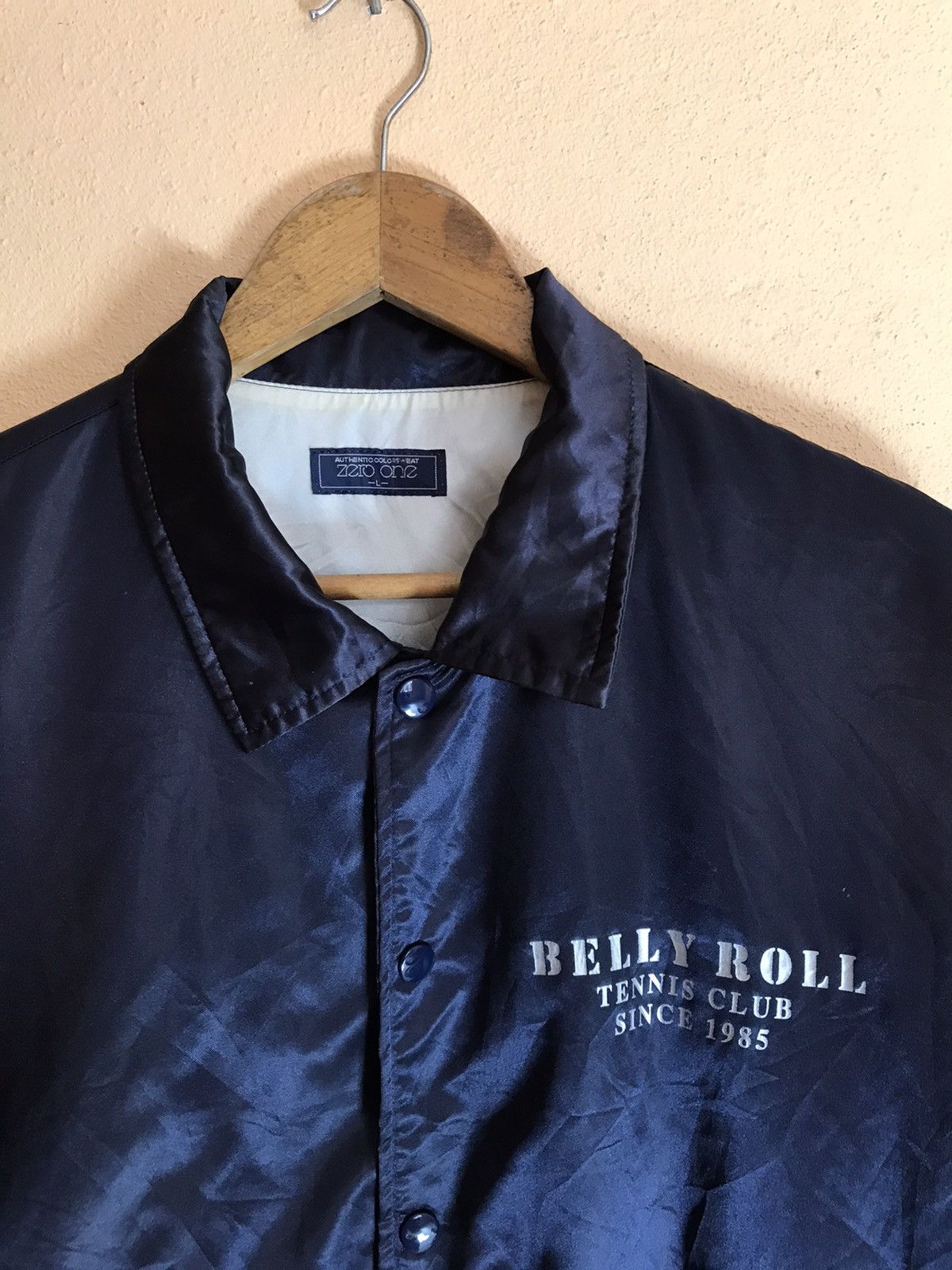 Japanese Brand × Vintage BELLY ROLL TENNIS CLUB SINCE 1985 LIKE BOMBER JACKET Size US M / EU 48-50 / 2 - 7 Thumbnail