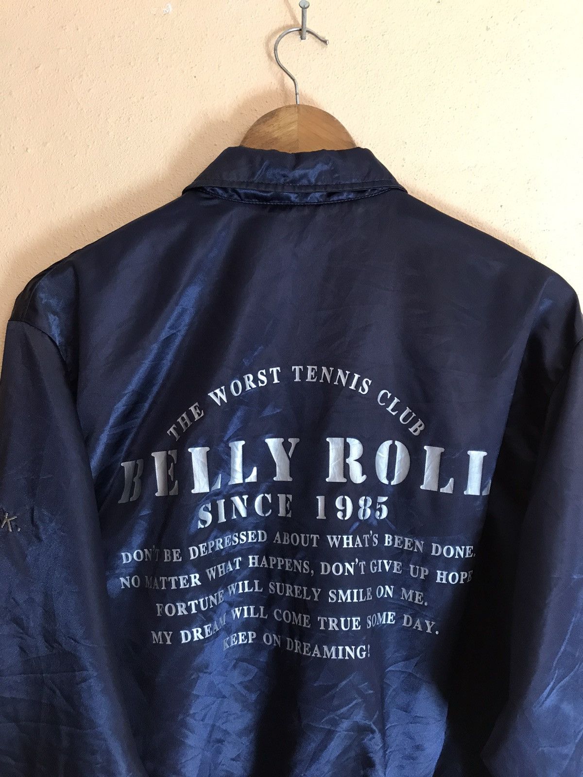 Japanese Brand × Vintage BELLY ROLL TENNIS CLUB SINCE 1985 LIKE BOMBER JACKET Size US M / EU 48-50 / 2 - 8 Thumbnail