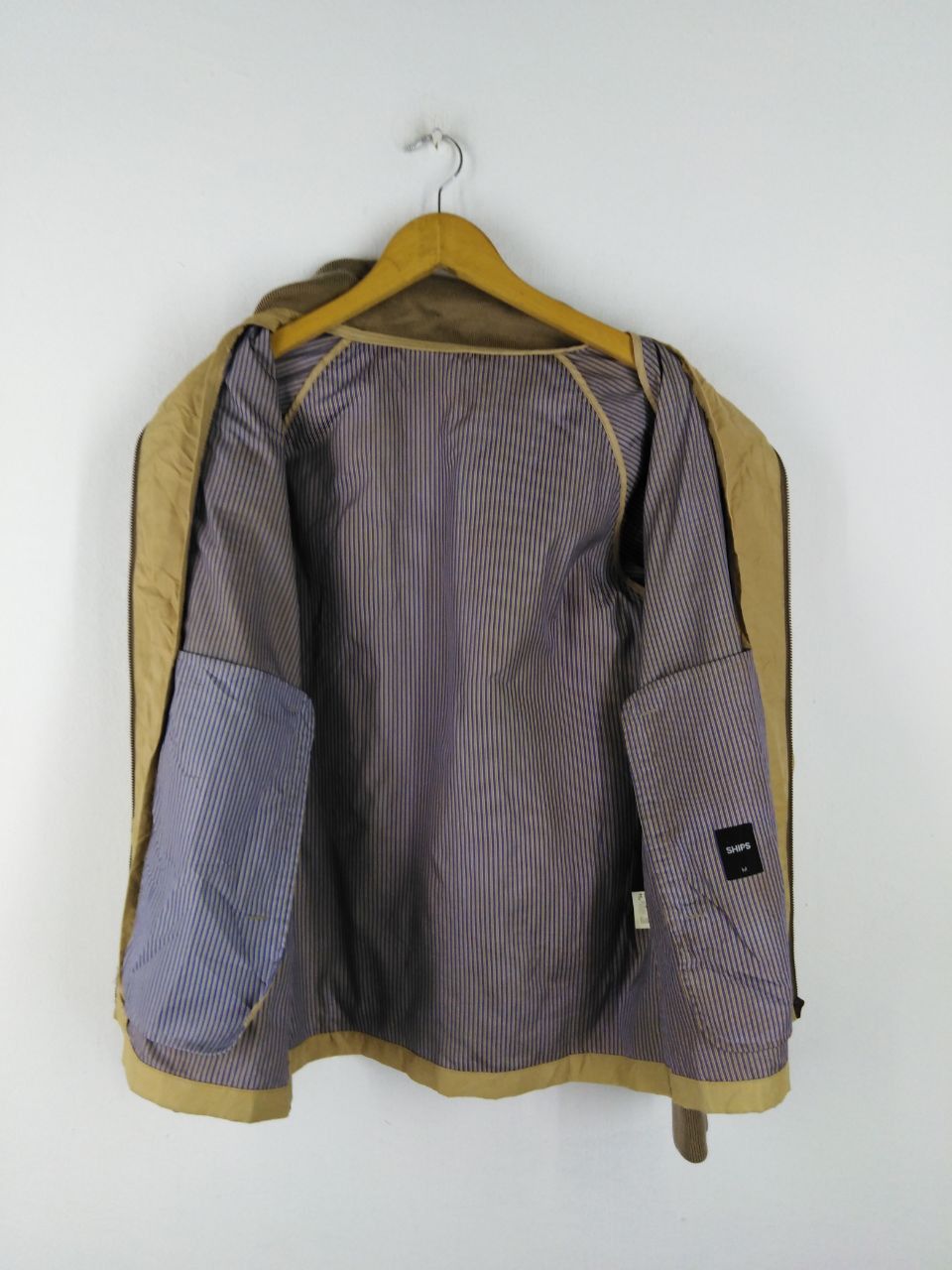 SHIPS SHIPS KHAKI ZIPPER JACKET Size US M / EU 48-50 / 2 - 7 Thumbnail
