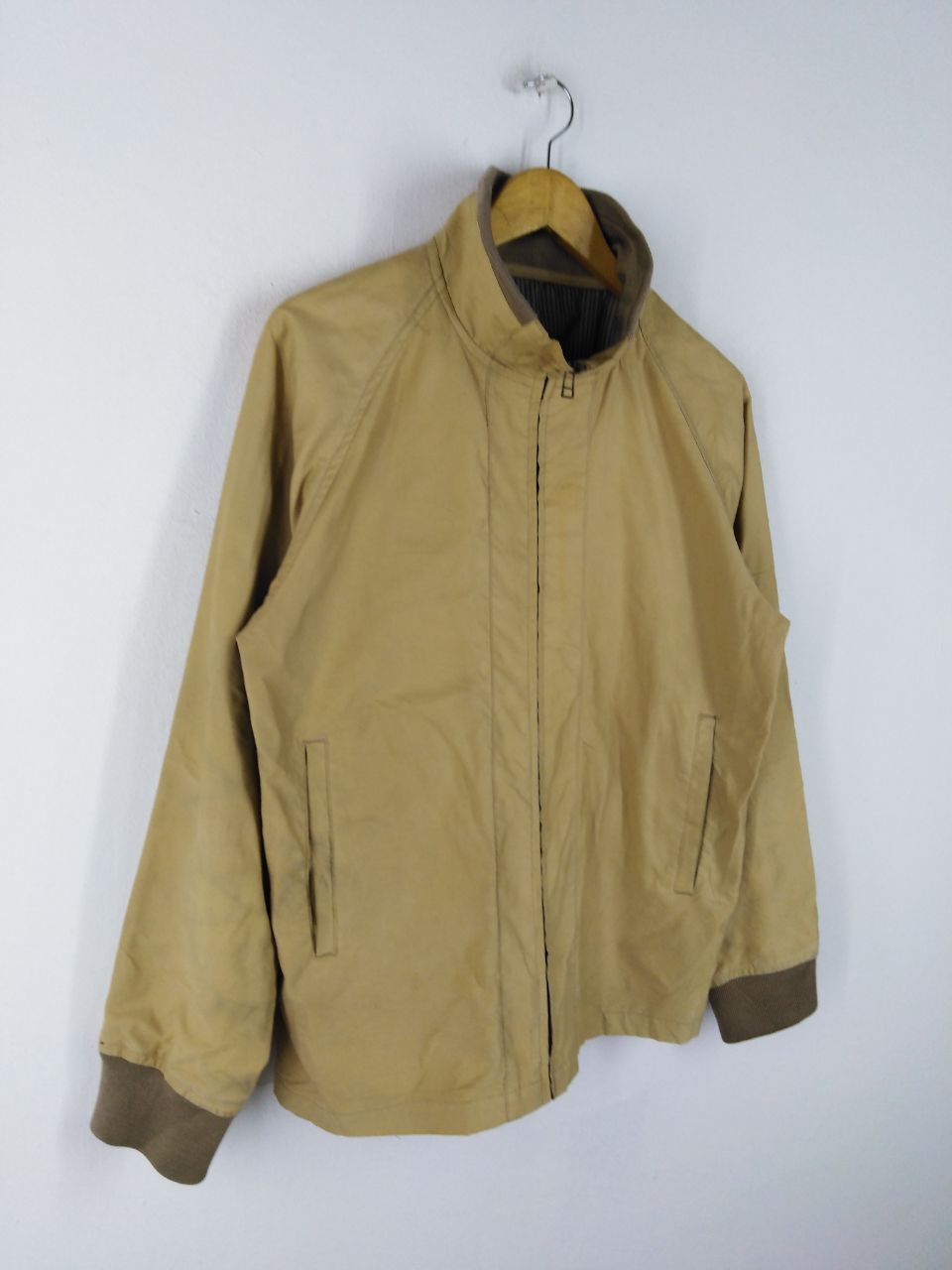 SHIPS SHIPS KHAKI ZIPPER JACKET Size US M / EU 48-50 / 2 - 4 Thumbnail