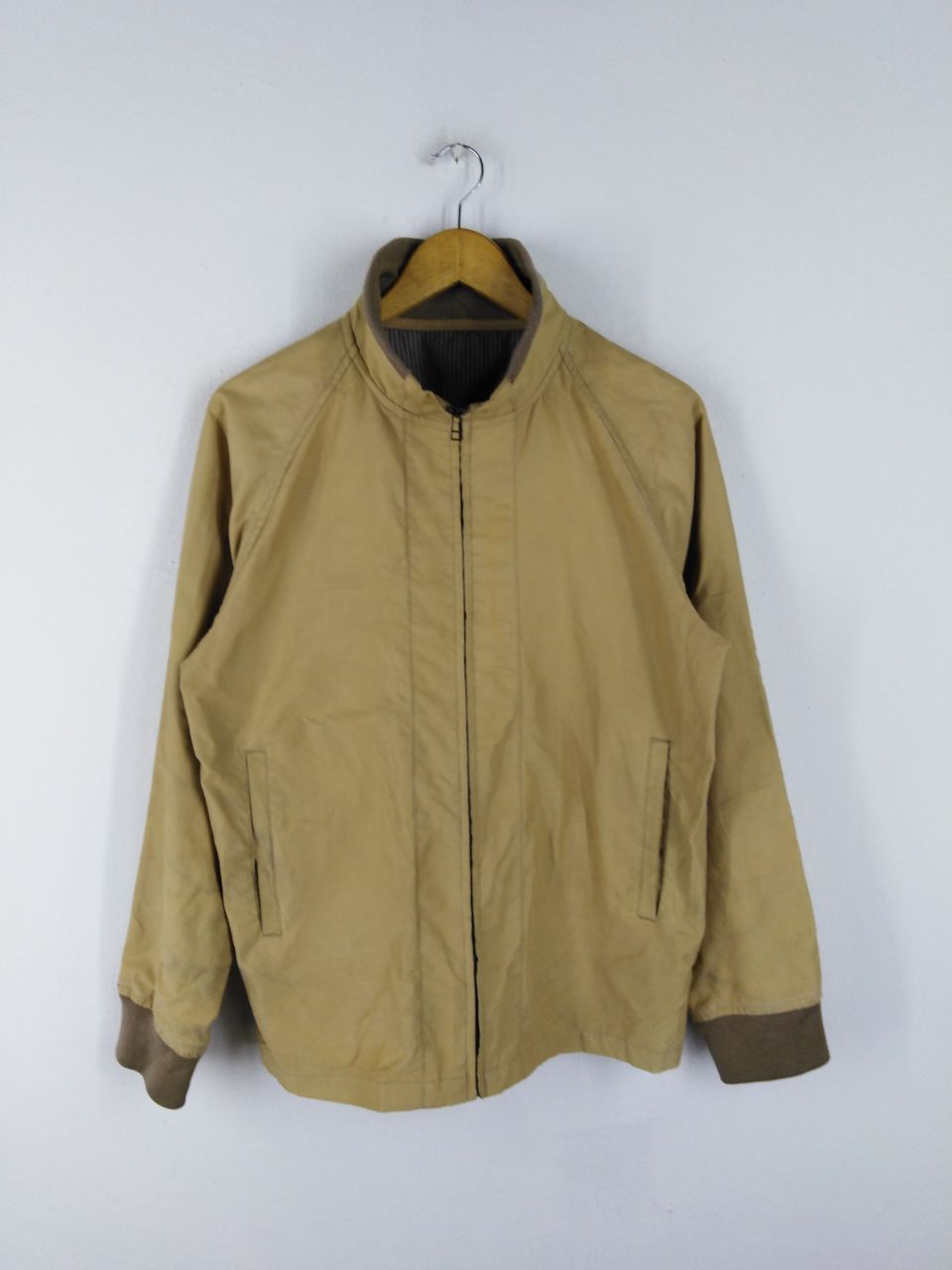 SHIPS SHIPS KHAKI ZIPPER JACKET Size US M / EU 48-50 / 2 - 1 Thumbnail
