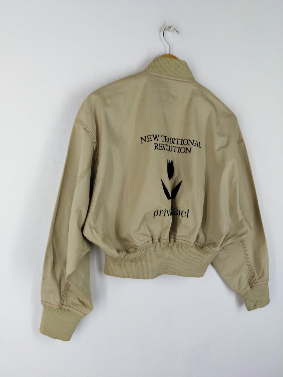 Japanese Brand × Other × Vintage RARE PRIVATE LABEL BOMBERS KHAKI JACKET Size US M / EU 48-50 / 2 - 2 Thumbnail