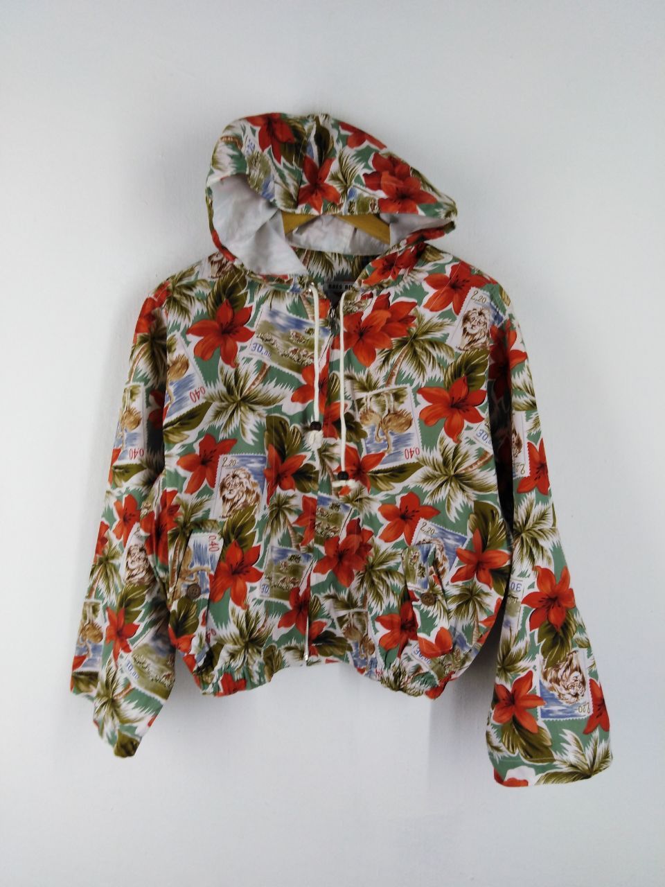 Japanese Brand BRES BIS STAMP COLLECTION FULLPRINT ZIPPER JACKET HOOD Size US M / EU 48-50 / 2 - 1 Thumbnail