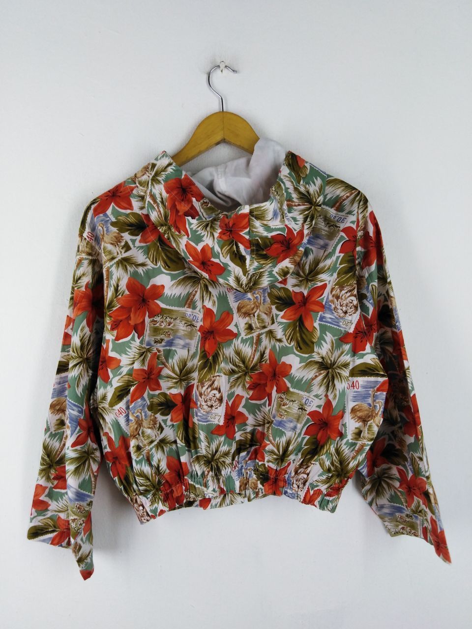 Japanese Brand BRES BIS STAMP COLLECTION FULLPRINT ZIPPER JACKET HOOD Size US M / EU 48-50 / 2 - 3 Thumbnail