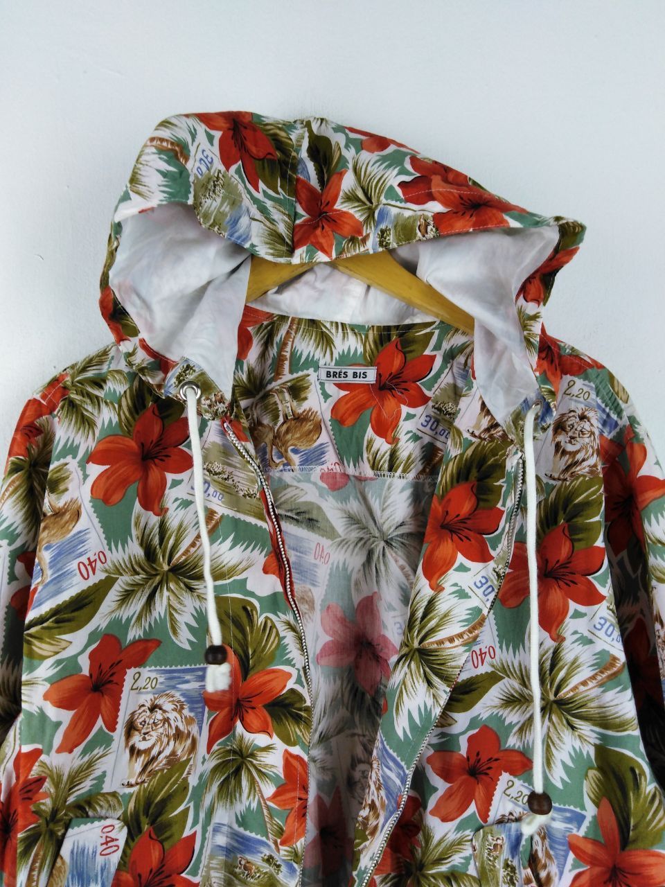 Japanese Brand BRES BIS STAMP COLLECTION FULLPRINT ZIPPER JACKET HOOD Size US M / EU 48-50 / 2 - 2 Thumbnail