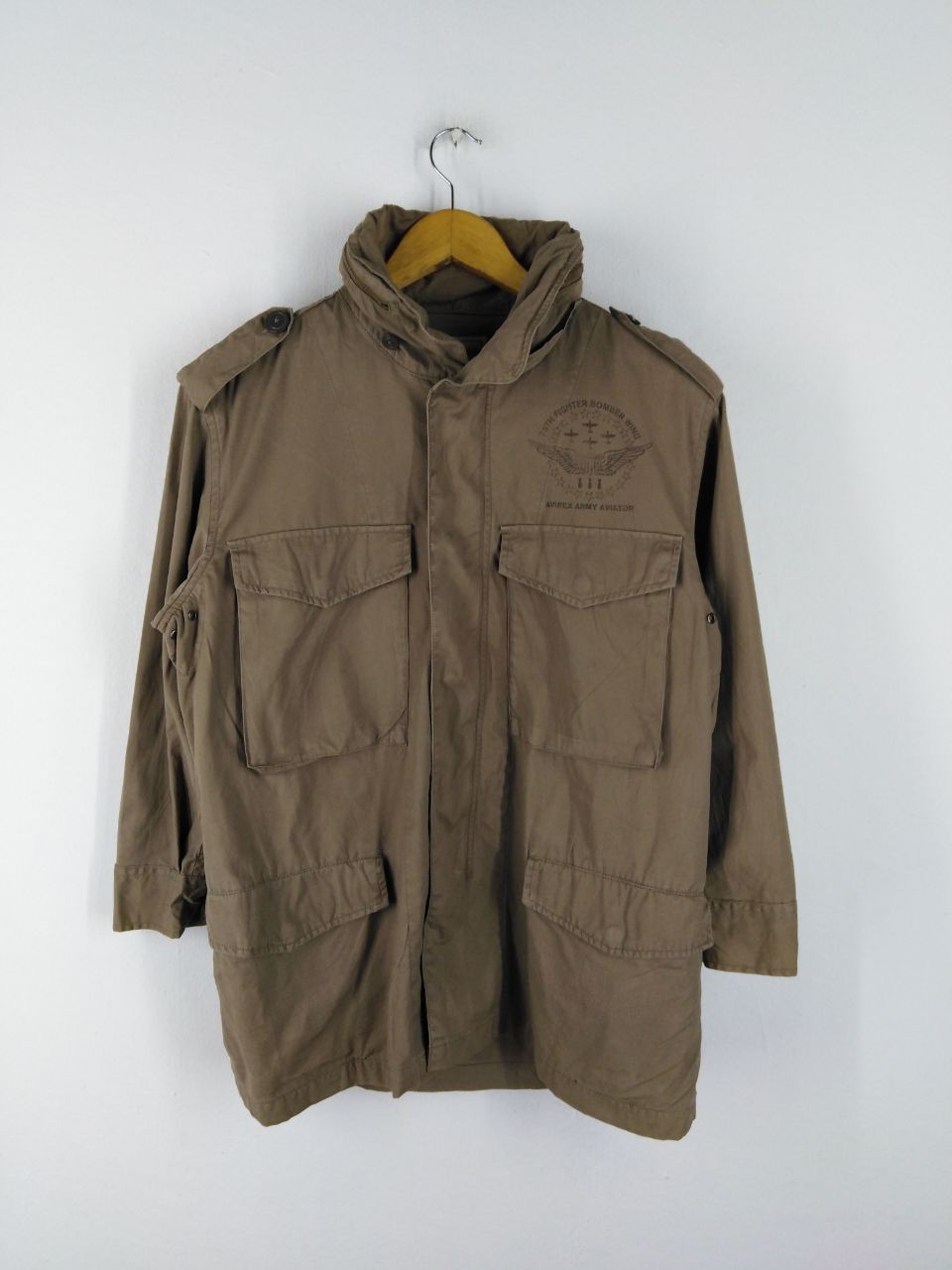 Avirex AVIREX KHAKI JACKET MILITARY STYLES Size US L / EU 52-54 / 3 - 1 Thumbnail