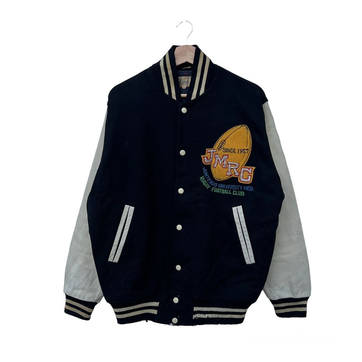Japanese Brand × Vintage Varsity Jacket Hankuk University | Grailed