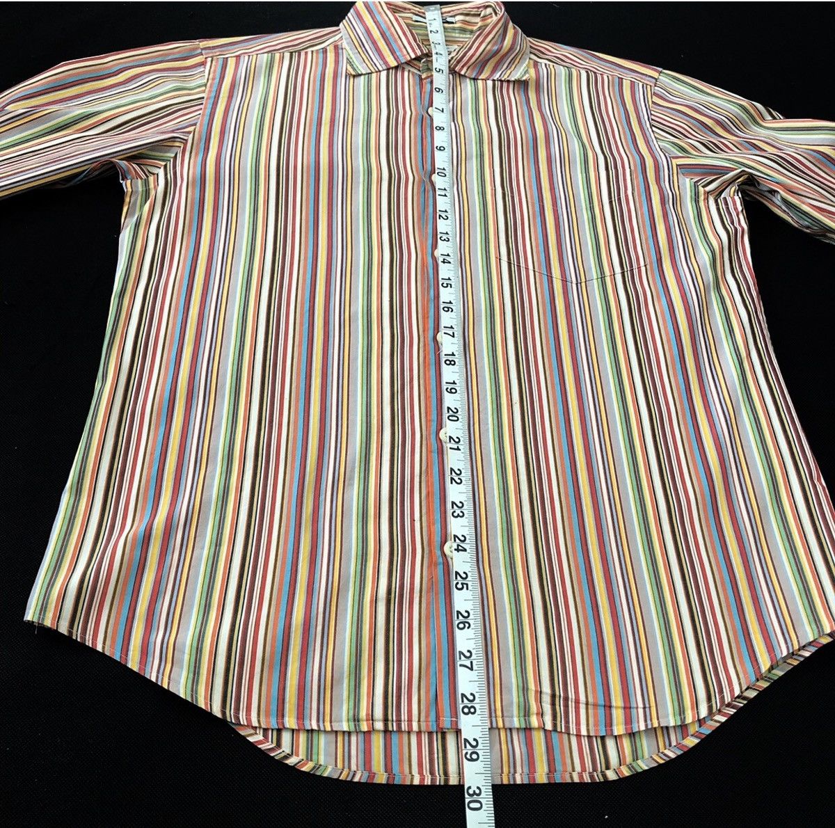 Paul Smith Paul Smith Signature Stripe Pattern Long Sleeves Shirt Size US M / EU 48-50 / 2 - 9 Thumbnail