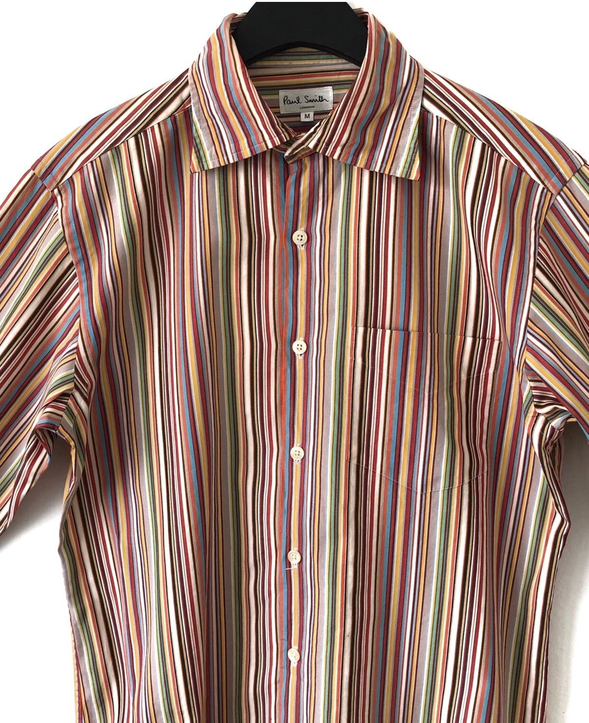 Paul Smith Paul Smith Signature Stripe Pattern Long Sleeves Shirt Size US M / EU 48-50 / 2 - 2 Thumbnail