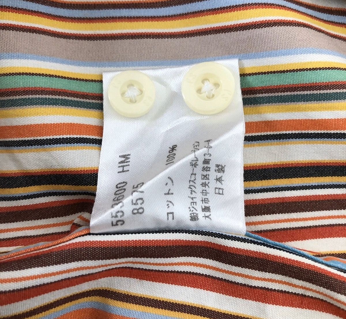Paul Smith Paul Smith Signature Stripe Pattern Long Sleeves Shirt Size US M / EU 48-50 / 2 - 5 Thumbnail