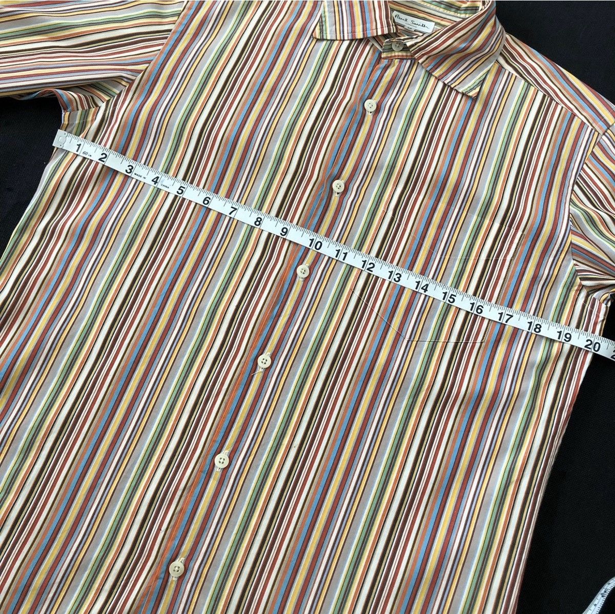 Paul Smith Paul Smith Signature Stripe Pattern Long Sleeves Shirt Size US M / EU 48-50 / 2 - 8 Thumbnail
