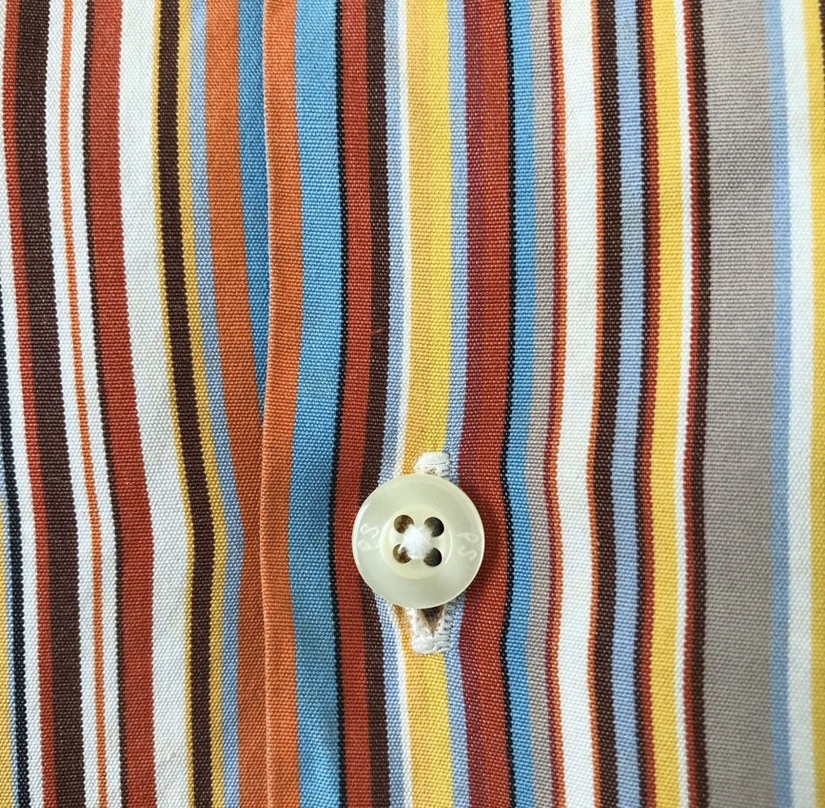 Paul Smith Paul Smith Signature Stripe Pattern Long Sleeves Shirt Size US M / EU 48-50 / 2 - 4 Thumbnail