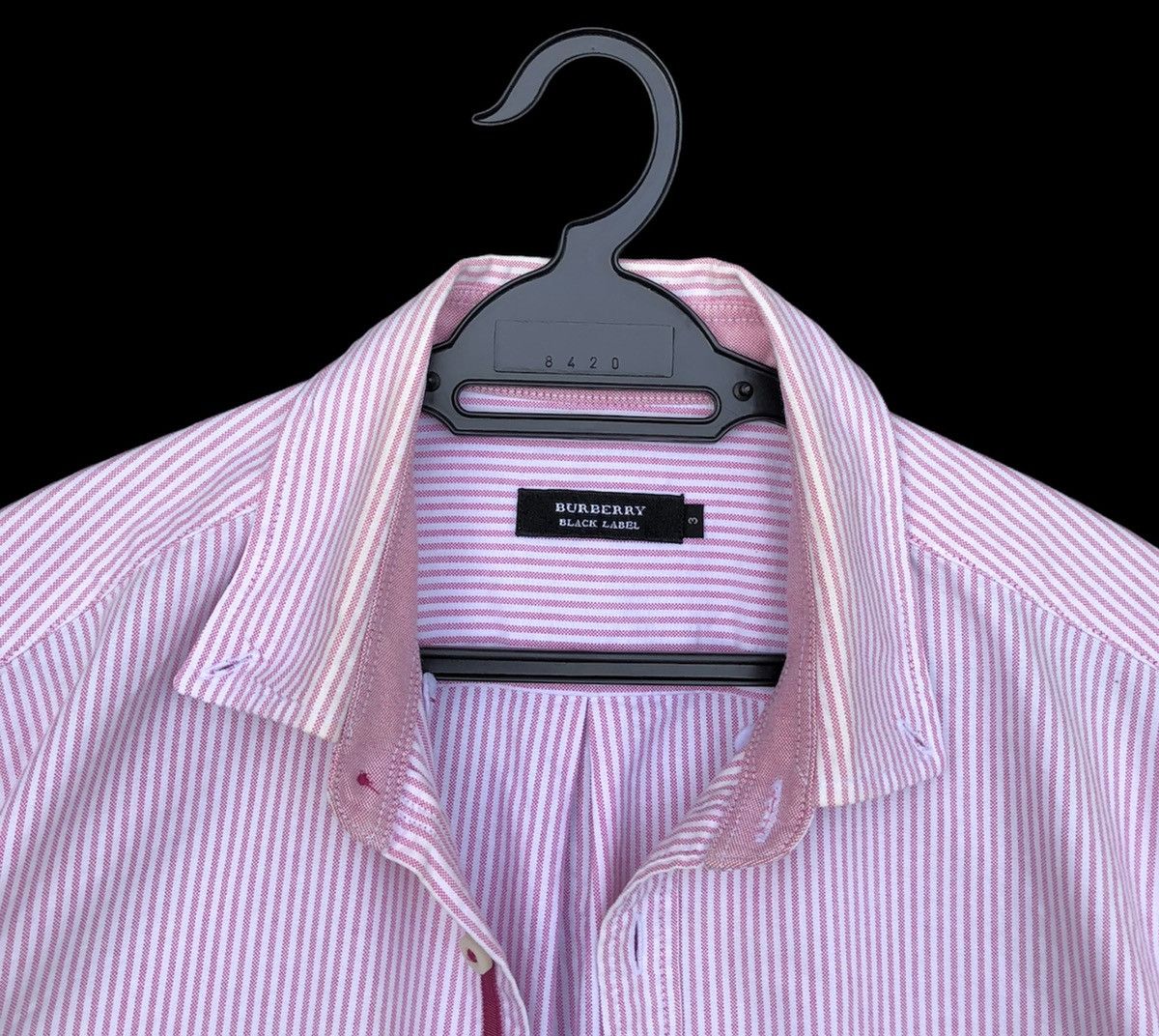 Burberry Burberry Black Label Stripes Embroidered Logo Long Sleeve Size US M / EU 48-50 / 2 - 12 Thumbnail