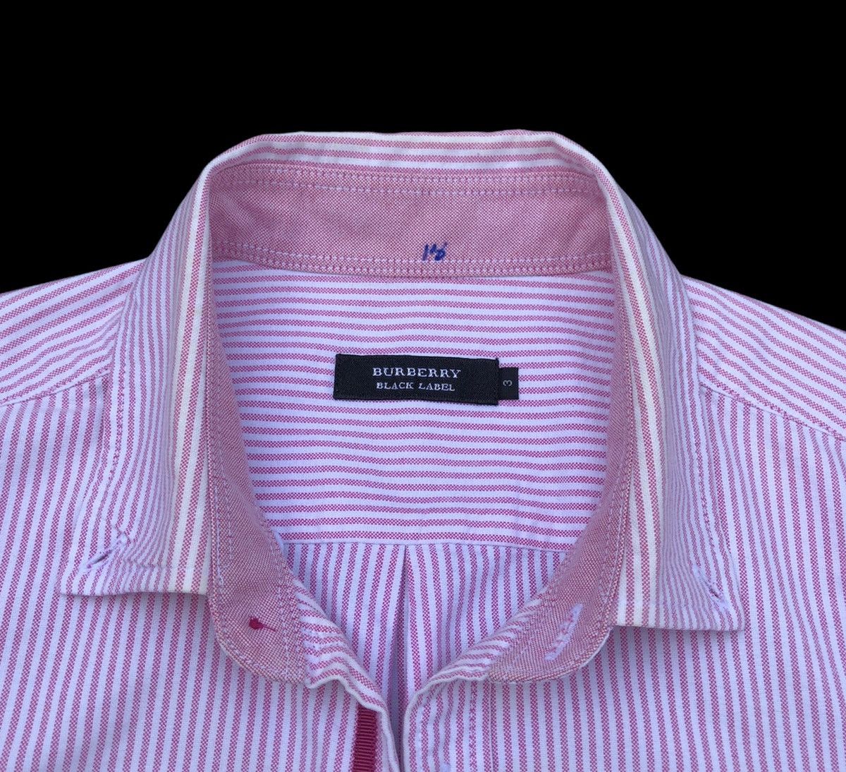 Burberry Burberry Black Label Stripes Embroidered Logo Long Sleeve Size US M / EU 48-50 / 2 - 13 Thumbnail