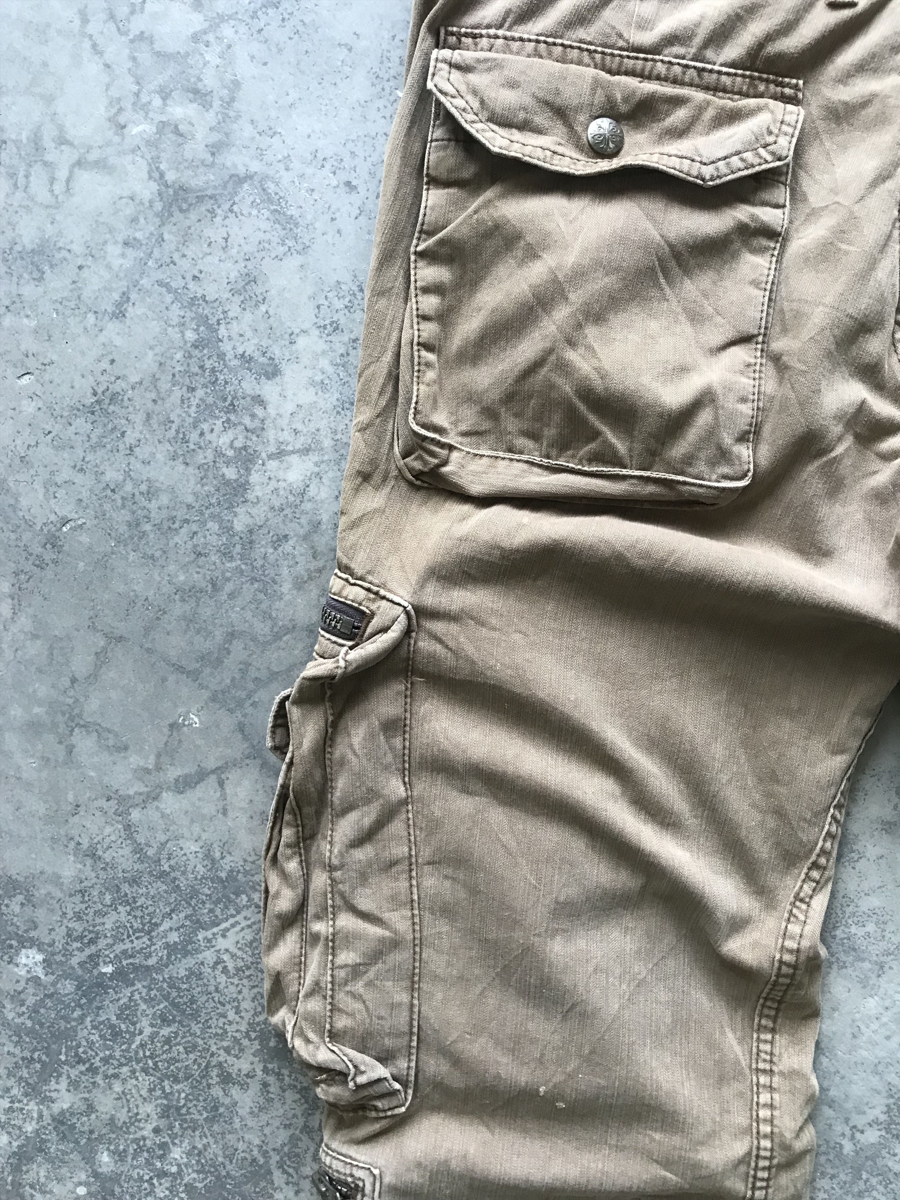 Japanese Brand CP54 surplus Japan military Multipockets Flare Cargo Pant Size US 30 / EU 46 - 14 Thumbnail