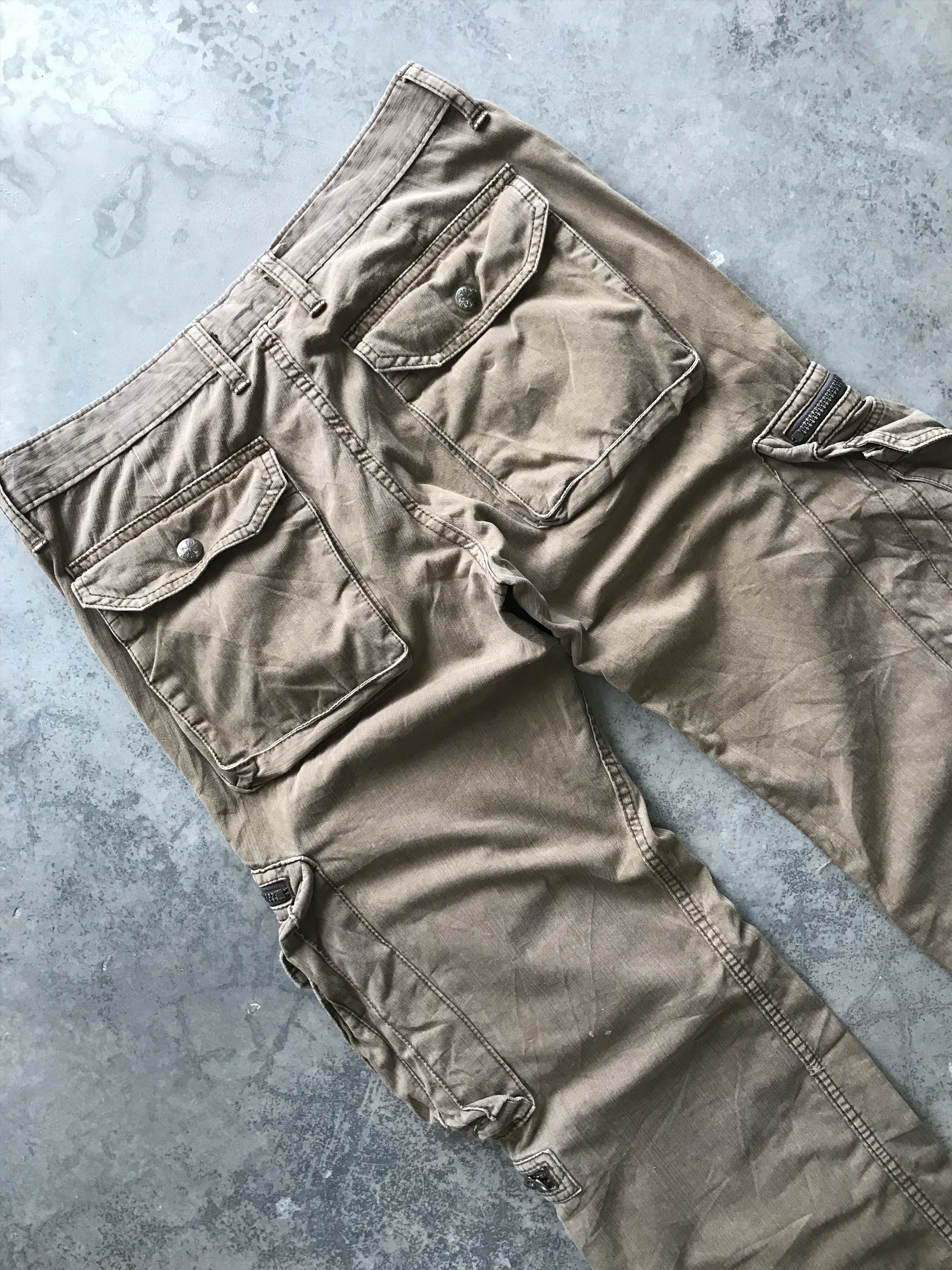 Japanese Brand CP54 surplus Japan military Multipockets Flare Cargo Pant Size US 30 / EU 46 - 8 Thumbnail