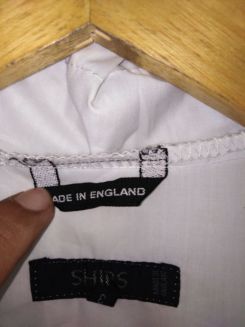 SHIPS SHIPS WHITE PAPER JACKET MADE IN ENGLAND Size US M / EU 48-50 / 2 - 6 Thumbnail