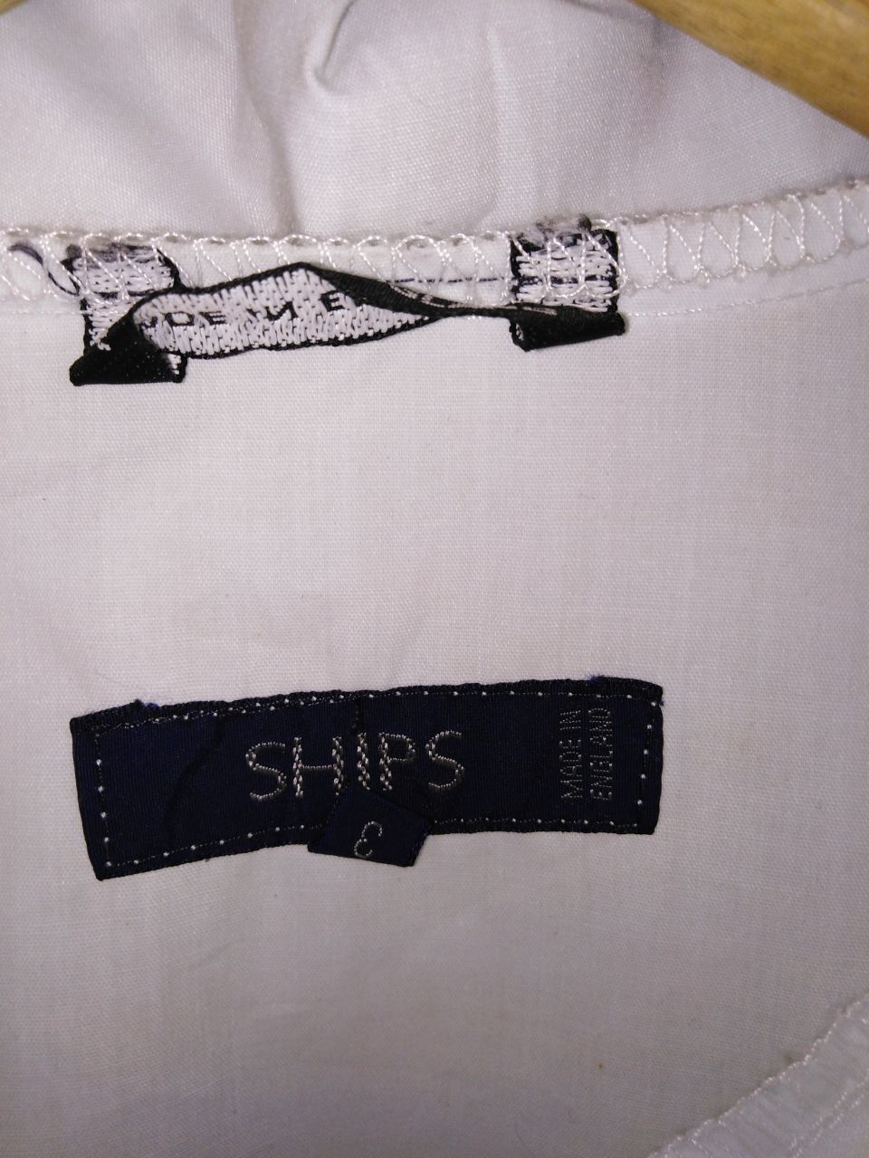 SHIPS SHIPS WHITE PAPER JACKET MADE IN ENGLAND Size US M / EU 48-50 / 2 - 8 Thumbnail