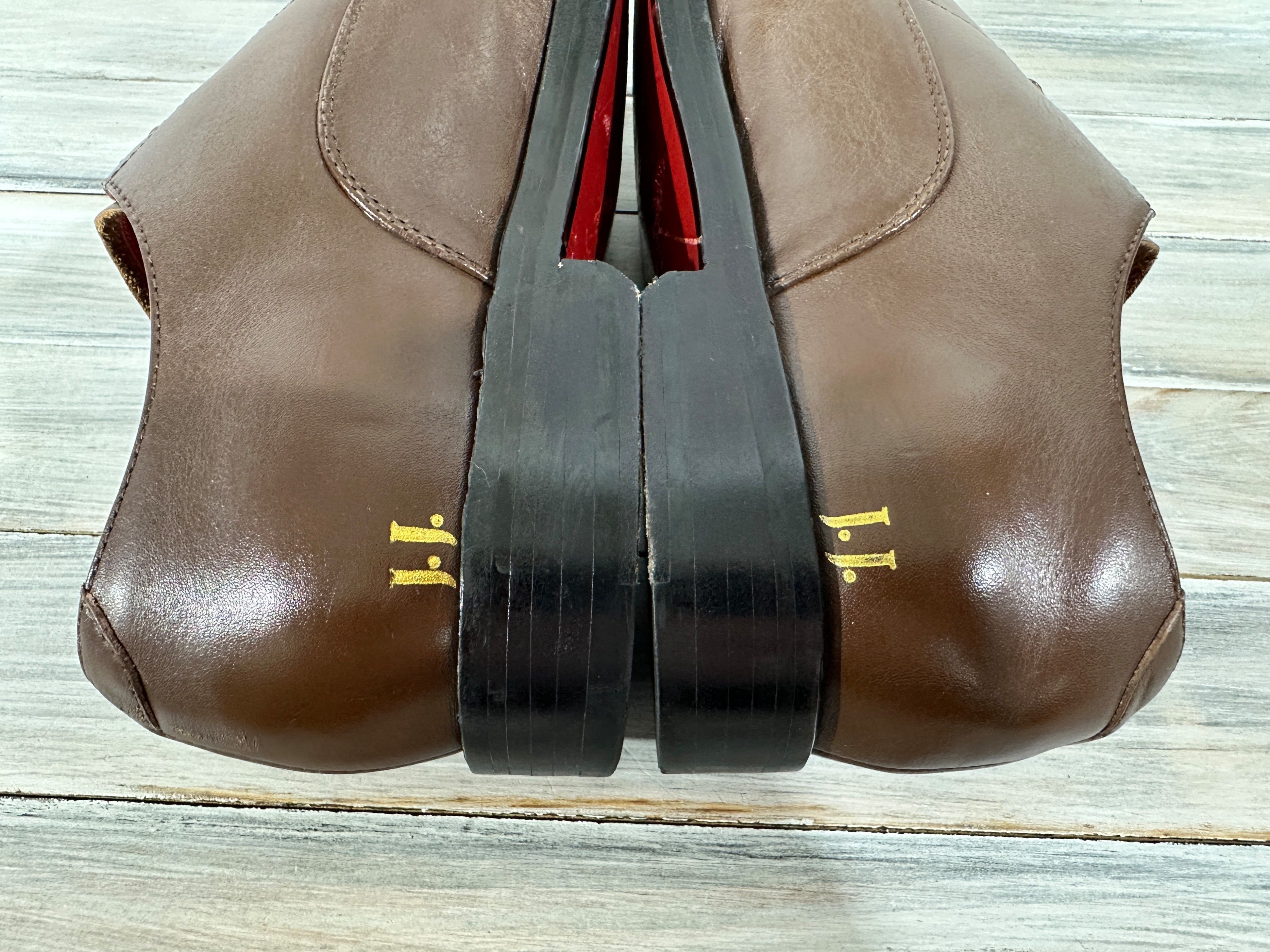 Handmade Jaimie Jacobs Handmade Leather Men's Brogues Shoes Luxury Size US 9 / EU 42 - 20 Thumbnail