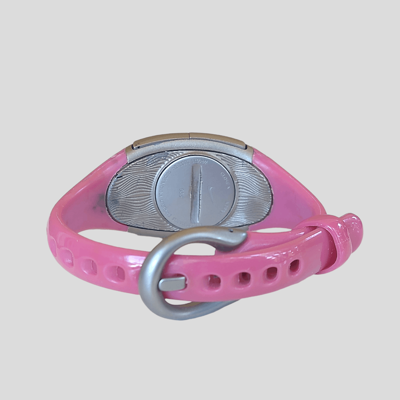 Nike Women's Nike Watch Pink Silver Digital Rubber Size ONE SIZE - 8 Thumbnail