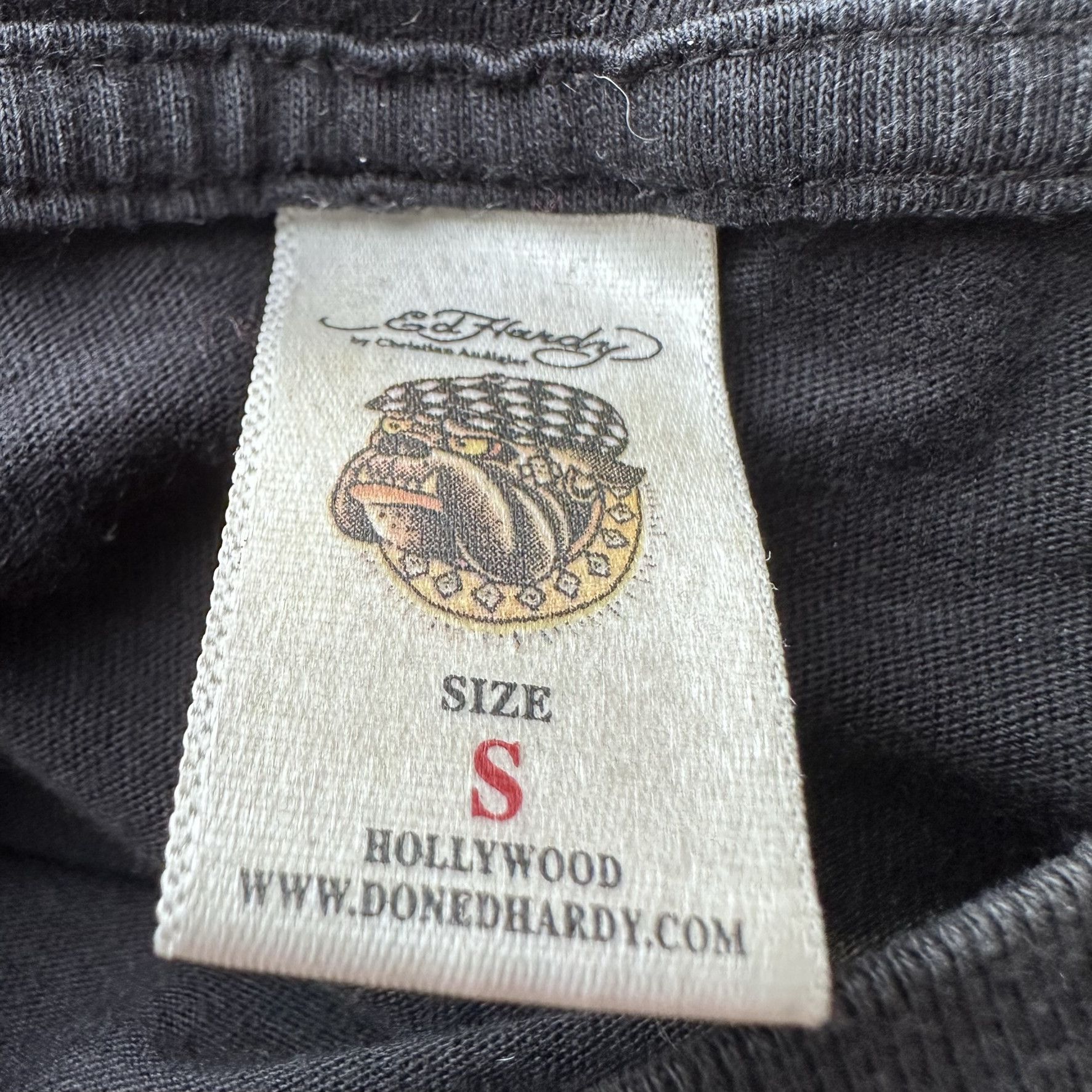 Christian Audigier × Ed Hardy × Vintage Black vintage longsleeve tee Ed Hardy Christian Audigier Size US S / EU 44-46 / 1 - 4 Thumbnail