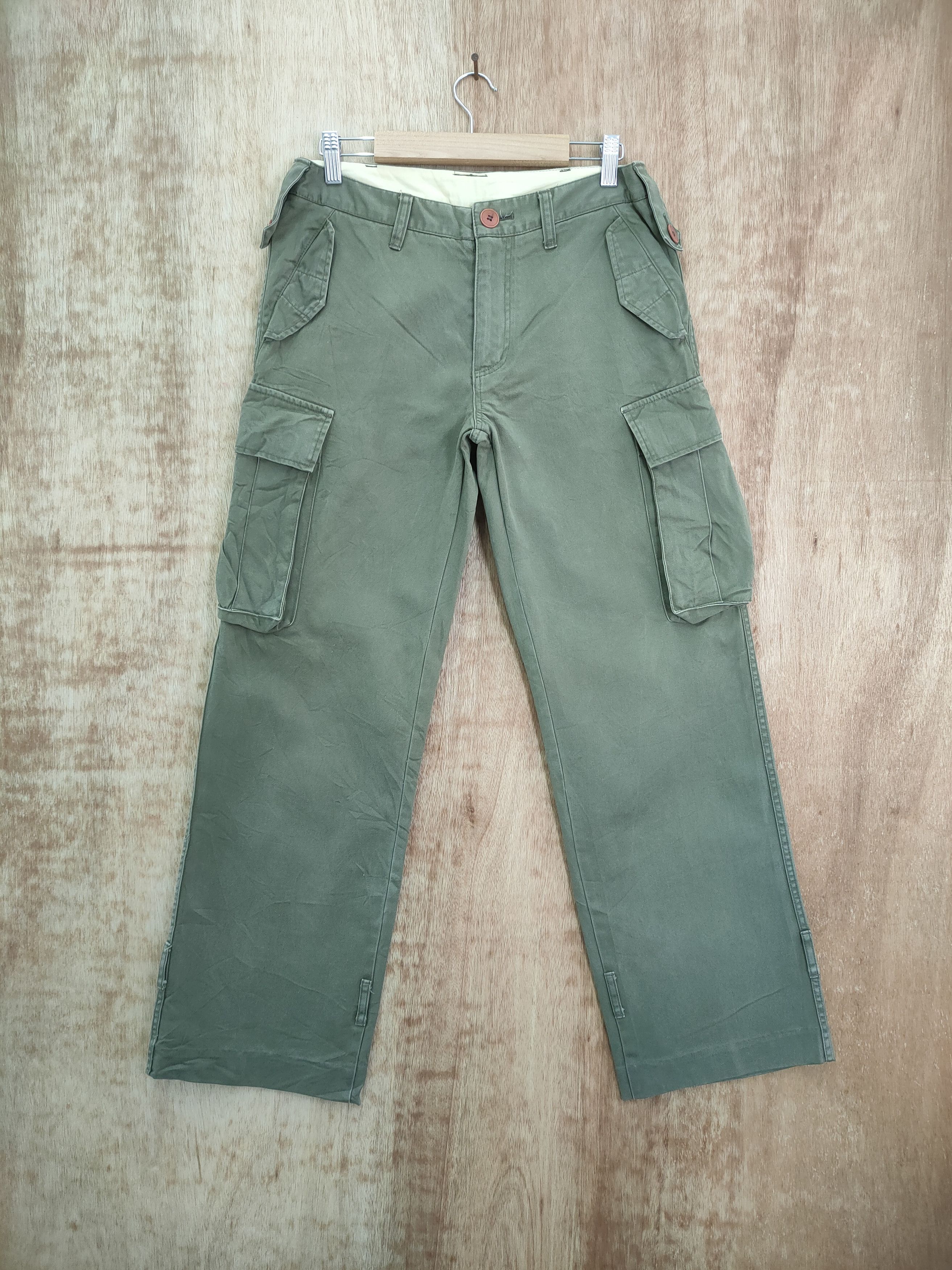 Japanese Brand JAPAN MADE! DICO BAGGY CARGO PANTS Size US 30 / EU 46 - 1 Thumbnail