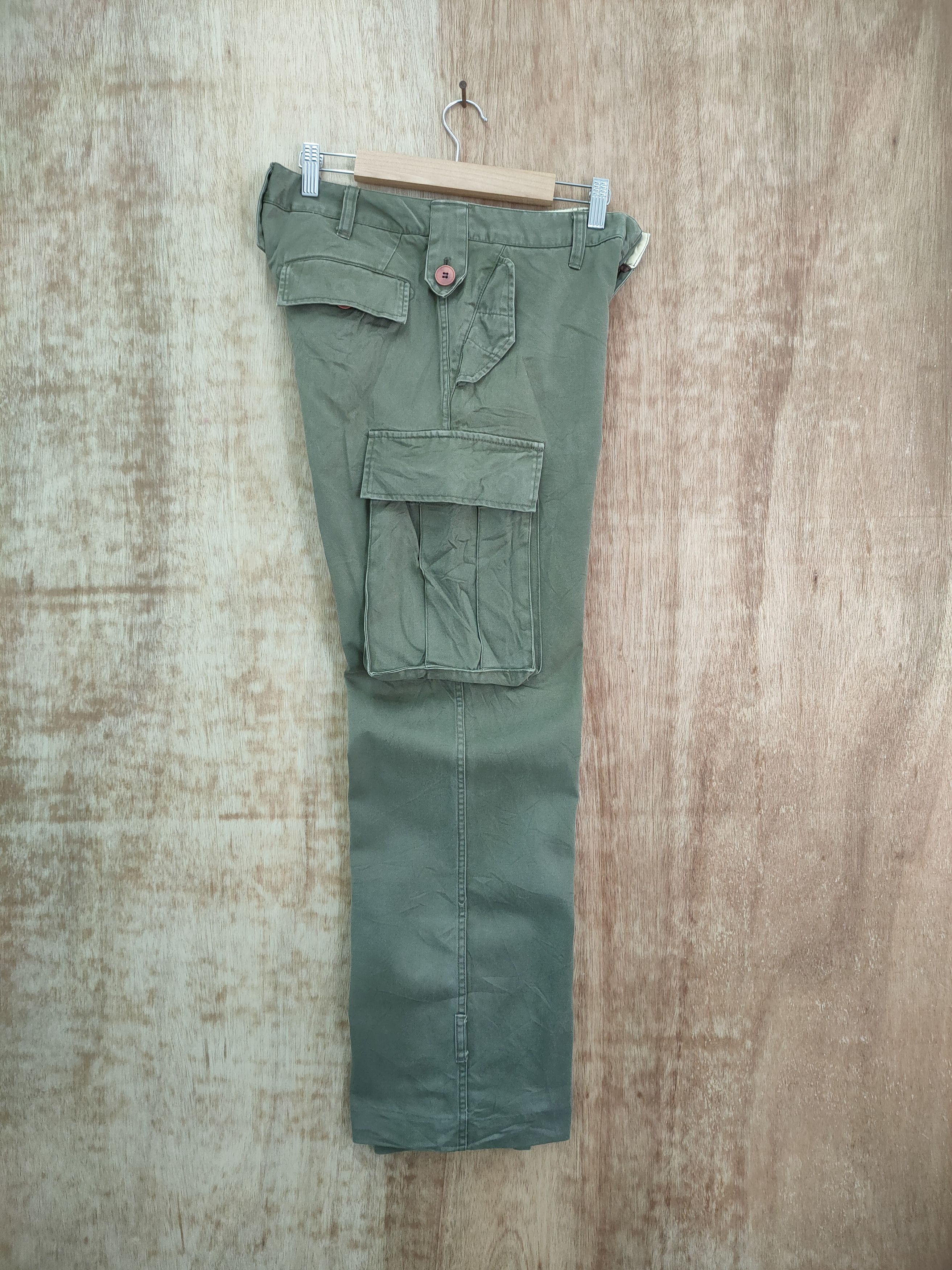 Japanese Brand JAPAN MADE! DICO BAGGY CARGO PANTS Size US 30 / EU 46 - 10 Thumbnail