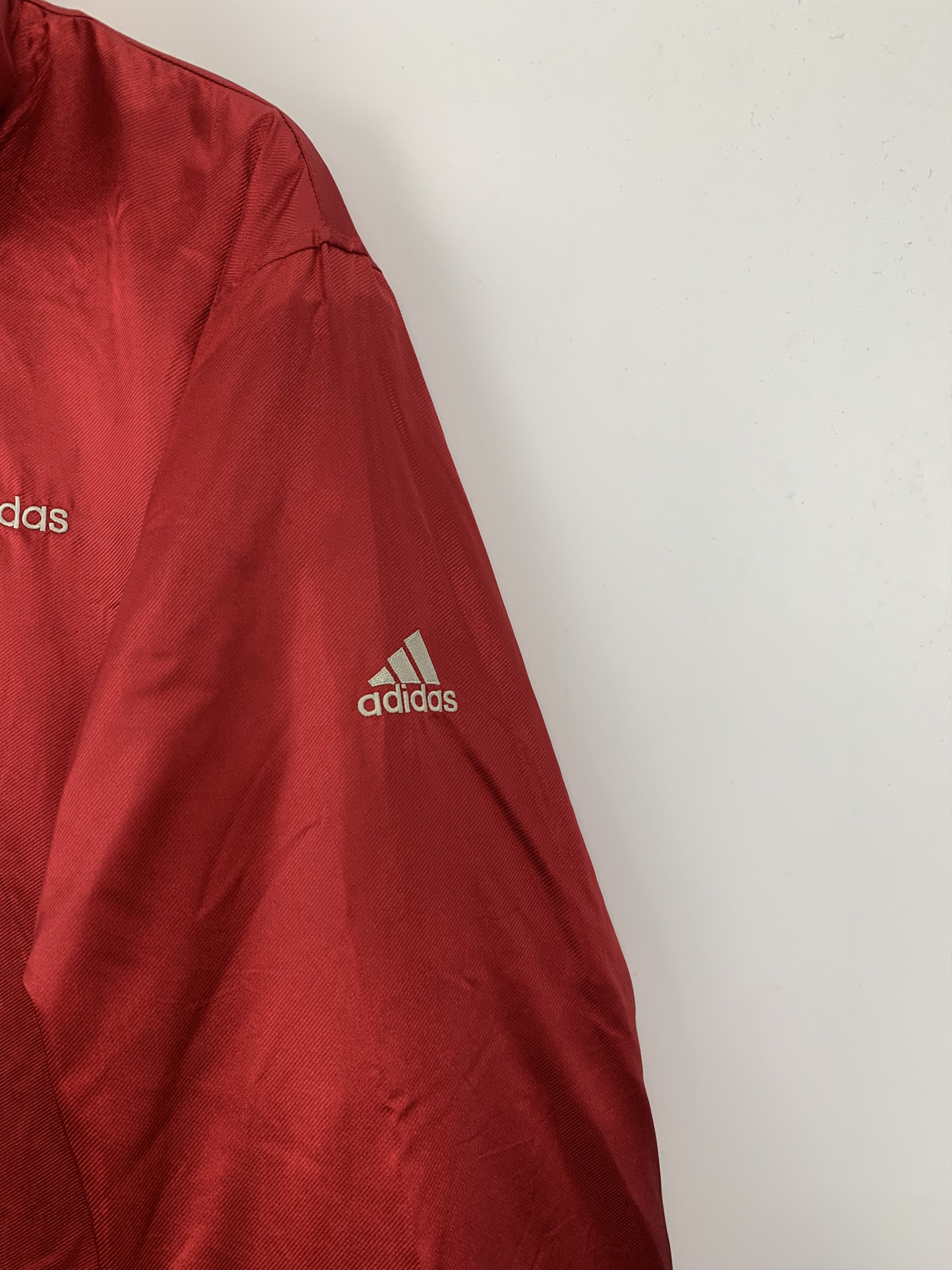Adidas Vintage Adidas Fleece Long Hoodie Jacket J0871 Size US S / EU 44-46 / 1 - 9 Thumbnail