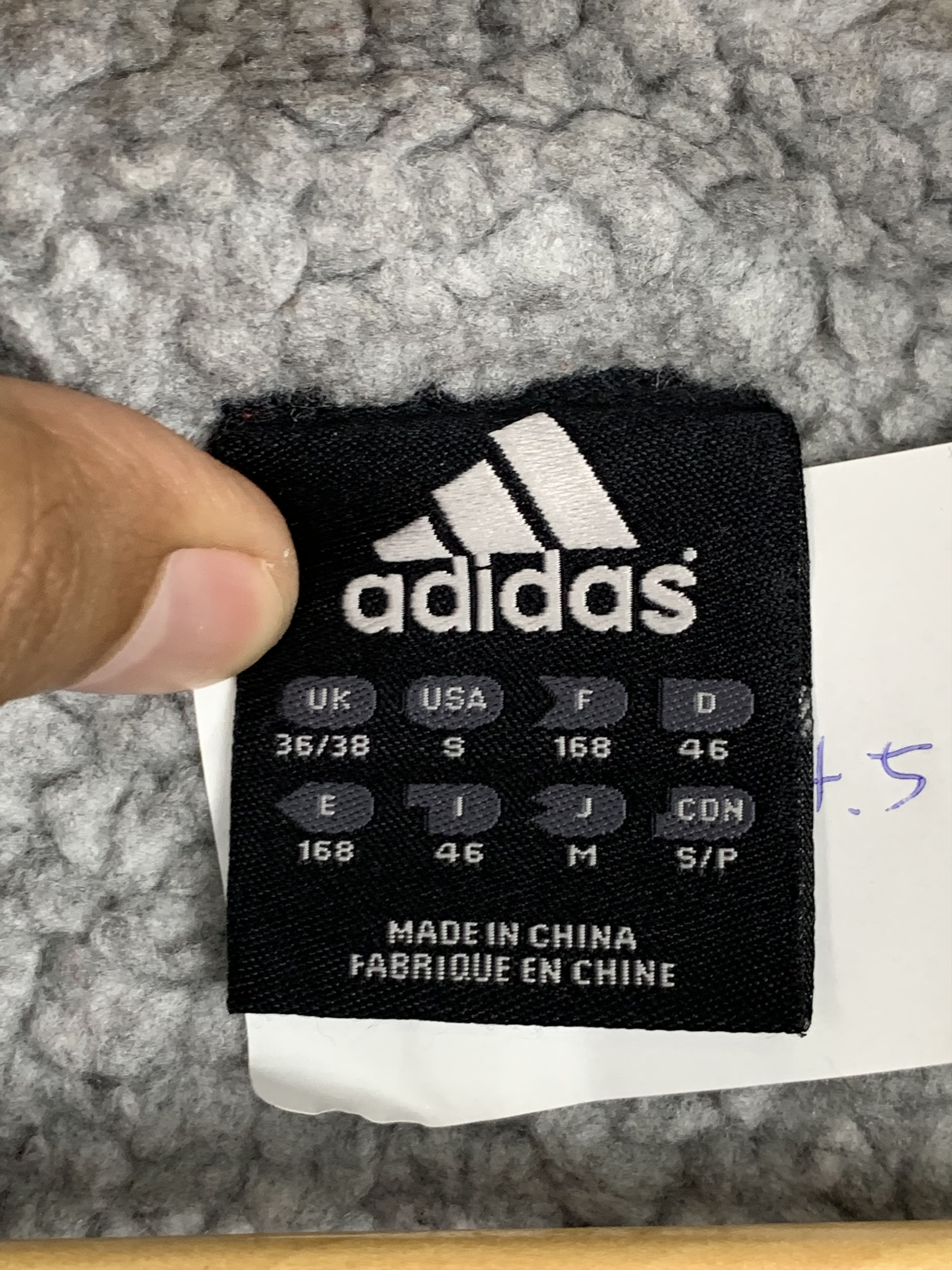 Adidas Vintage Adidas Fleece Long Hoodie Jacket J0871 Size US S / EU 44-46 / 1 - 5 Thumbnail