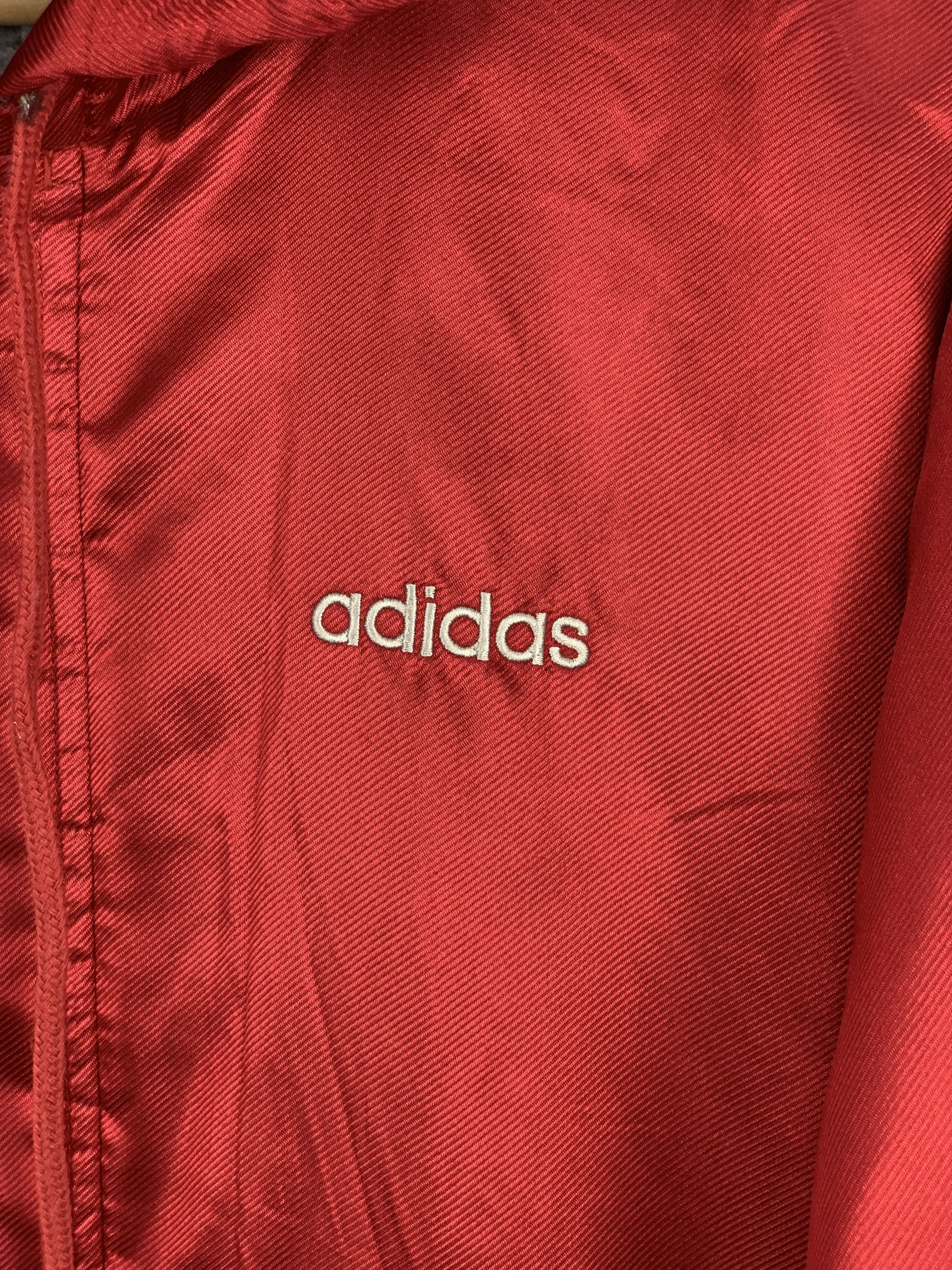 Adidas Vintage Adidas Fleece Long Hoodie Jacket J0871 Size US S / EU 44-46 / 1 - 11 Thumbnail