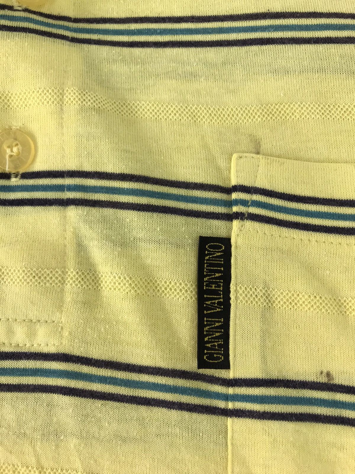 Gianni Valentino × Valentino Gianni Valentino Striped Design Polo Longsleeve Tee Tshirt Size US M / EU 48-50 / 2 - 4 Thumbnail