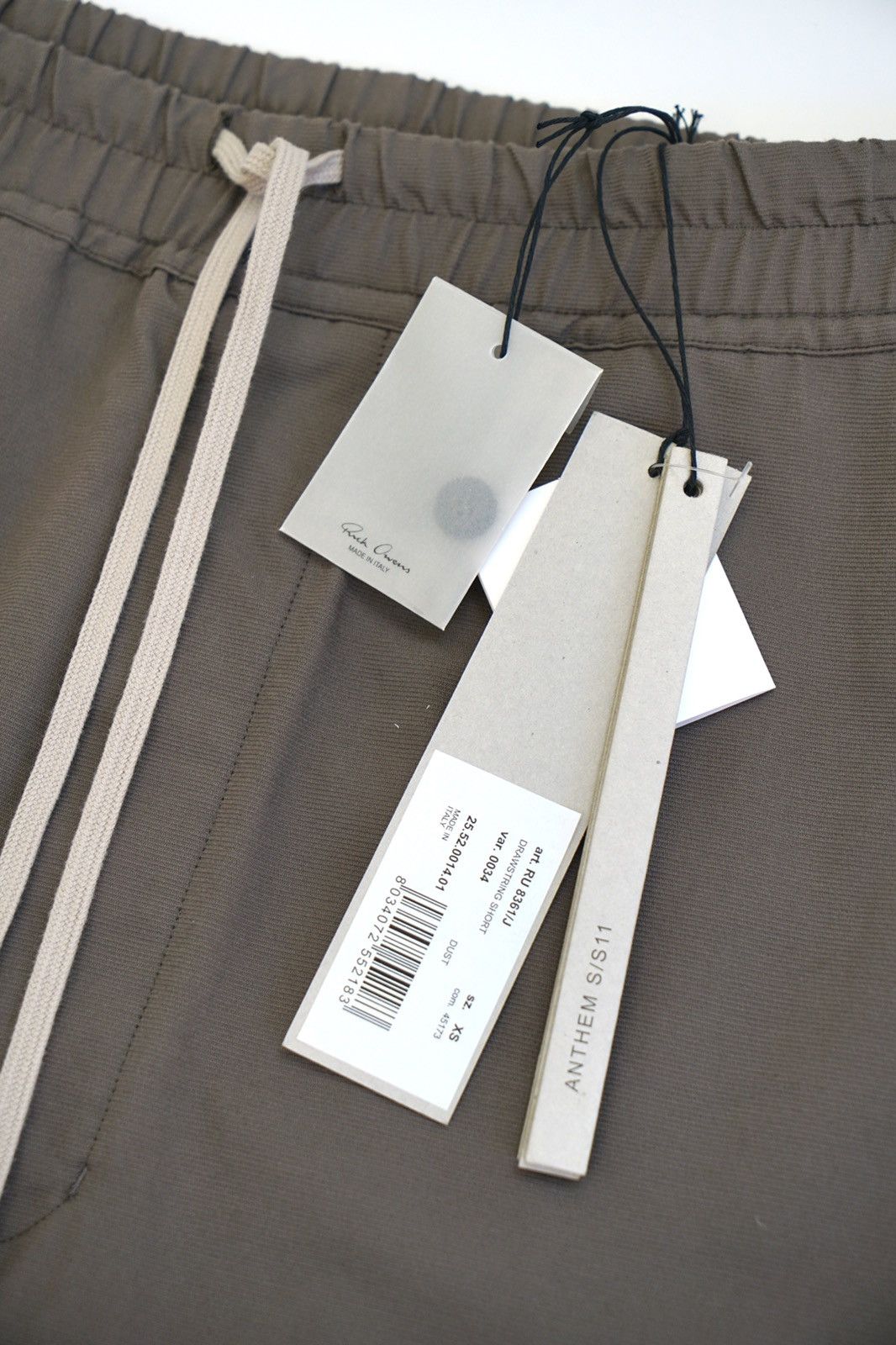 Rick Owens Rick Owens Mainline Drawstring Crop Pant S11 “Anthem” Size US 30 / EU 46 - 7 Thumbnail