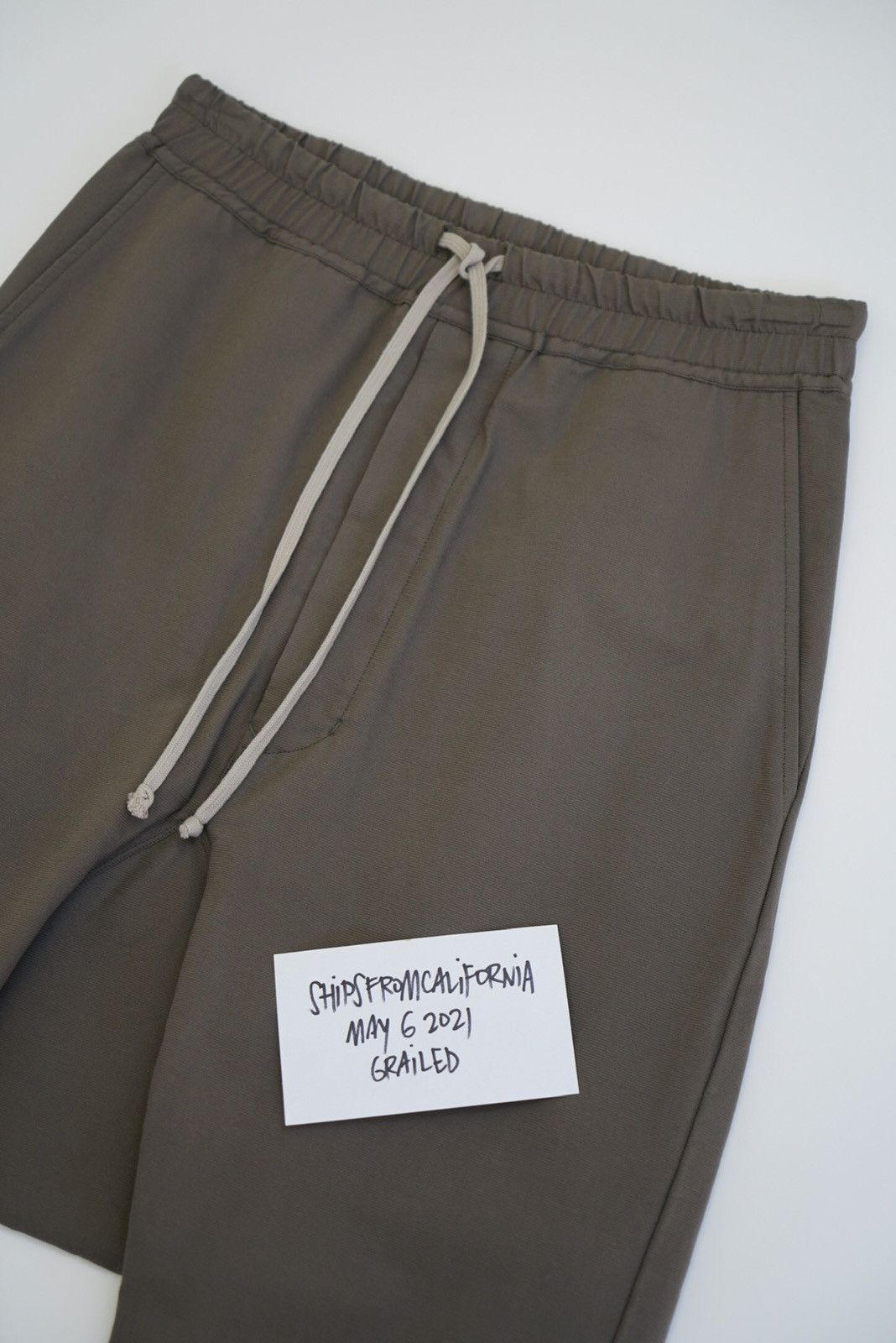 Rick Owens Rick Owens Mainline Drawstring Crop Pant S11 “Anthem” Size US 30 / EU 46 - 4 Thumbnail