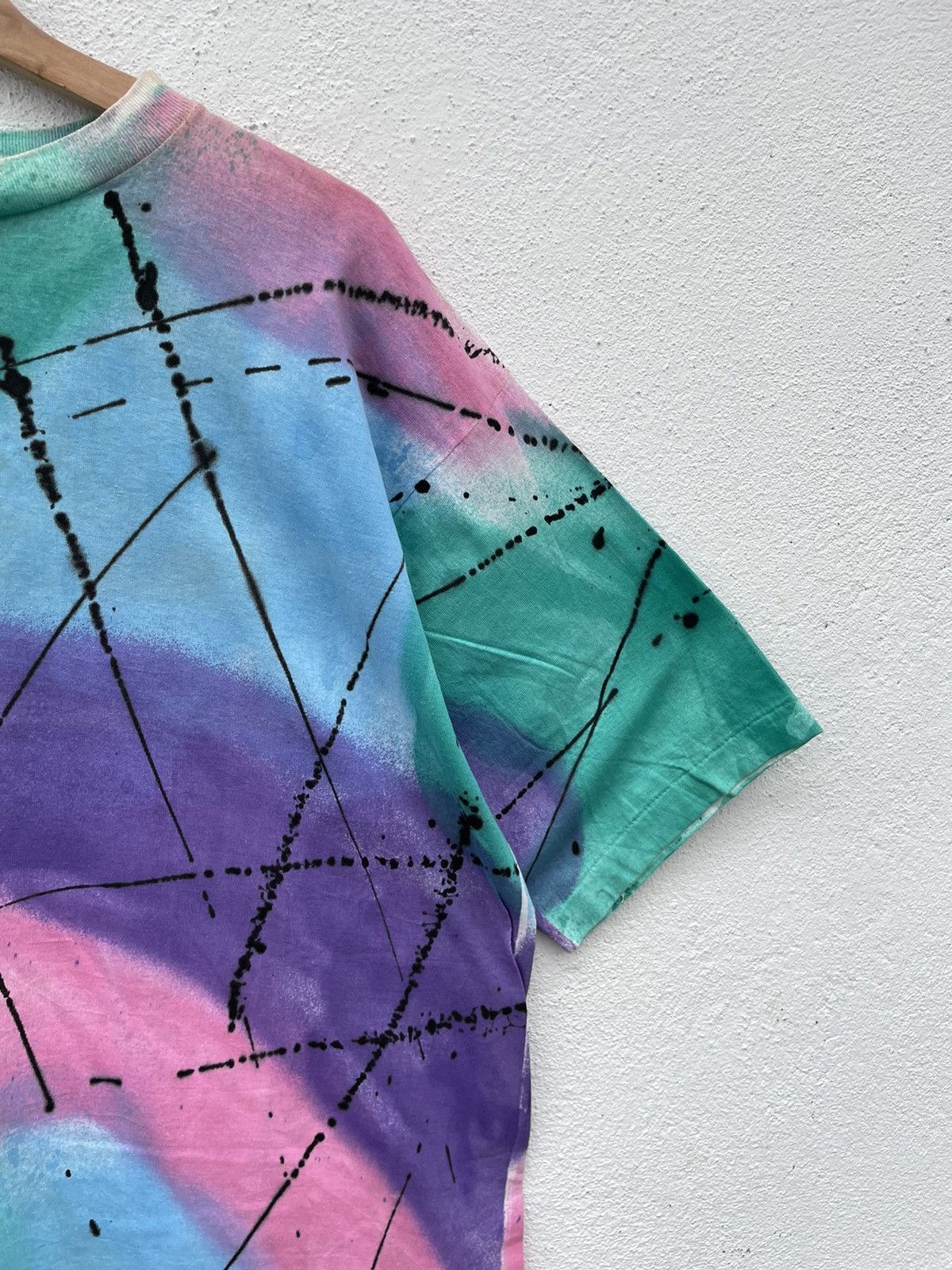 Vintage Vintage Motive Tye dye Tshirt Size US L / EU 52-54 / 3 - 5 Thumbnail