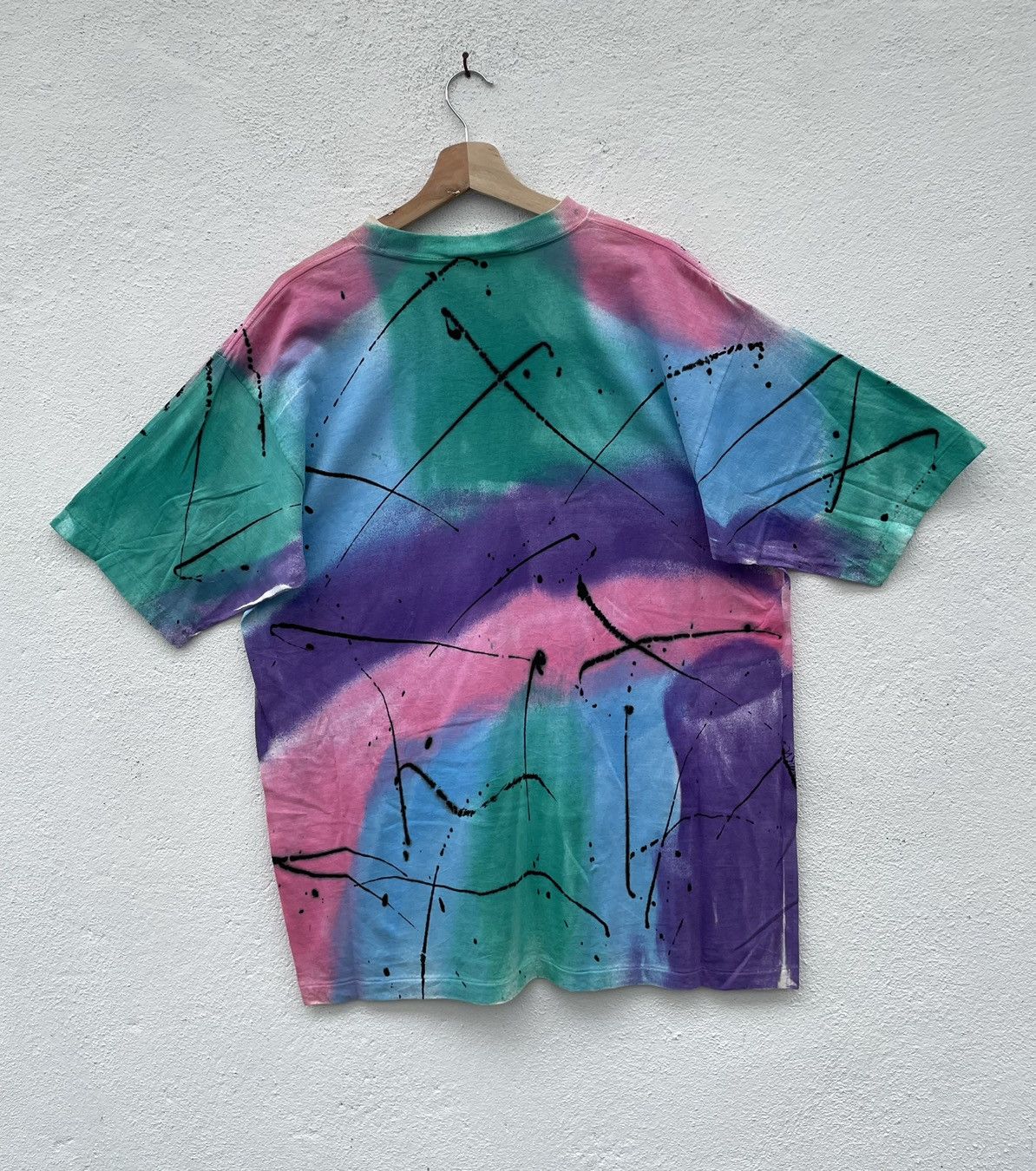 Vintage Vintage Motive Tye dye Tshirt Size US L / EU 52-54 / 3 - 6 Thumbnail